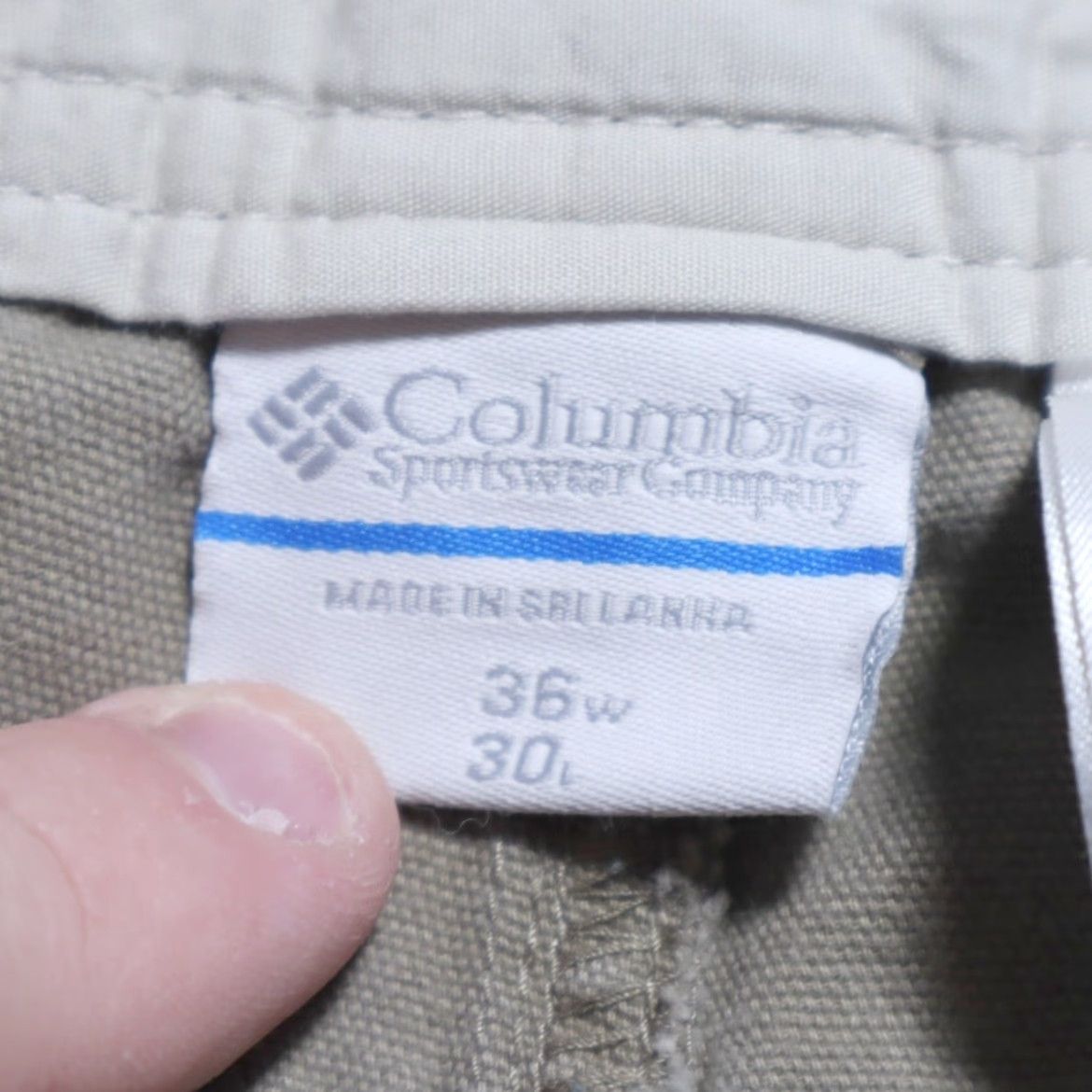 Vintage Columbia Cotton Canvas Chino Pants Tan Men's 36 - Regular Fit Casual Men’s Pants 36 Tan Columbia Cotton Canvas Chino Pants Size US 36 / EU 52 - 5 Thumbnail