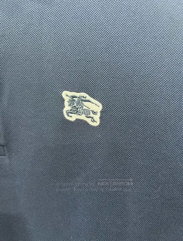 Burberry Burberry Men's Blue Cotton Polo Shirt. Size US S / EU 44-46 / 1 - 4 Thumbnail