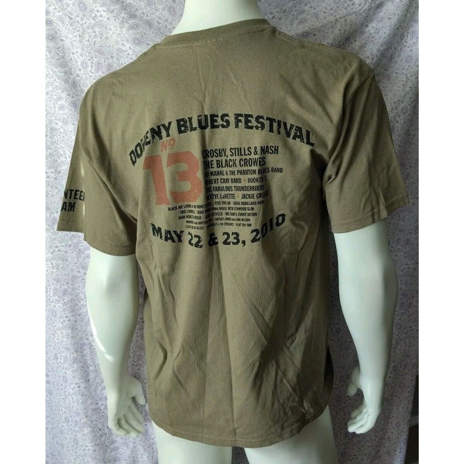 Gildan NWOT !! 2010 Doheny Blues Music Festival Tour T-shirt Mens L Size US L / EU 52-54 / 3 - 3 Thumbnail