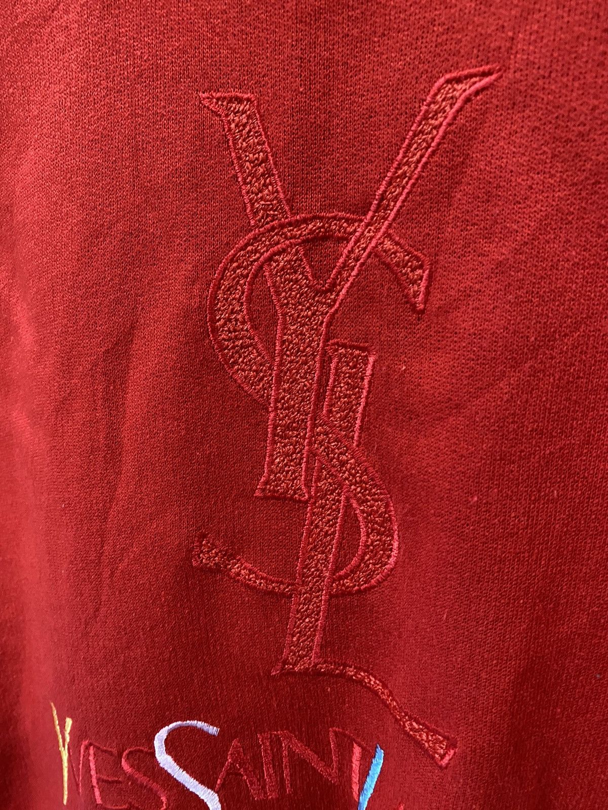 Yves Saint Laurent 1990s Embroidered logo Size US L / EU 52-54 / 3 - 4 Thumbnail
