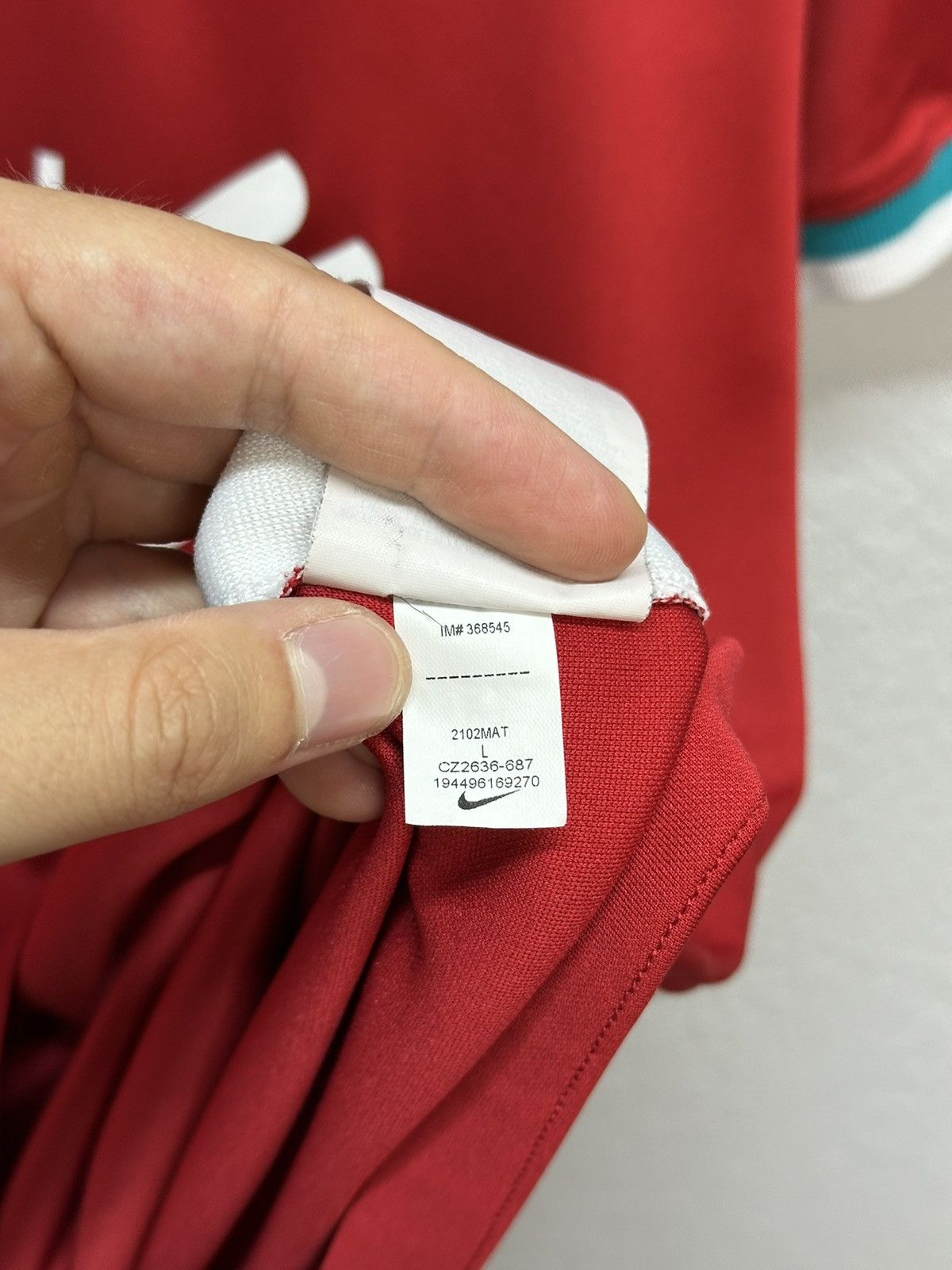 Vintage Nike Liverpool 2020 2021 Home Football Shirt Soccer Jersey Size US L / EU 52-54 / 3 - 8 Thumbnail