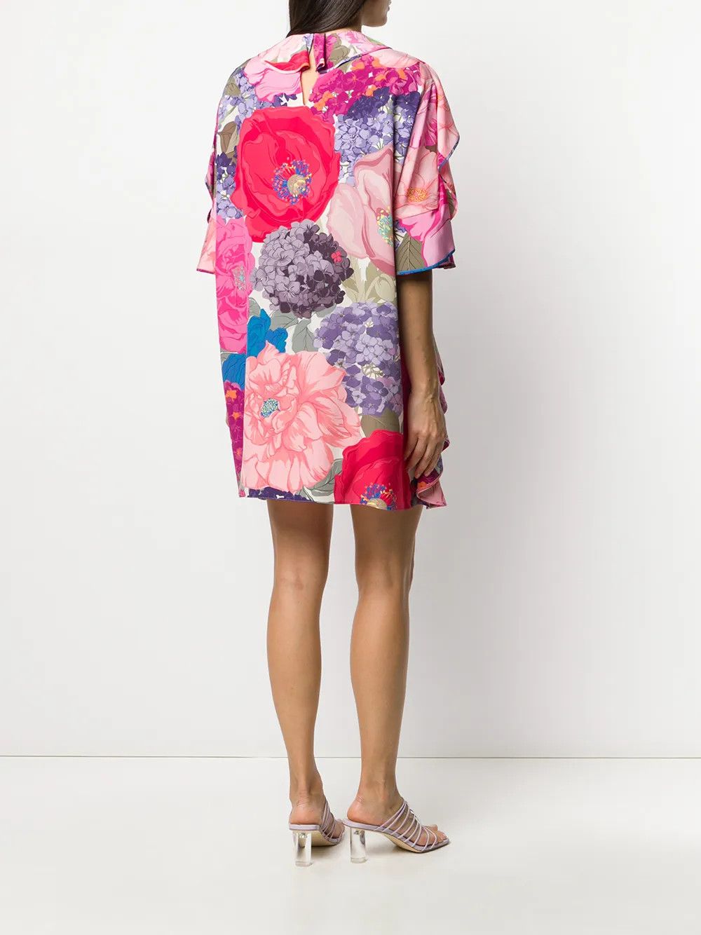 Valentino o1y0326 Mini Dress in Multicolor Size M / US 6-8 / IT 42-44 - 4 Thumbnail