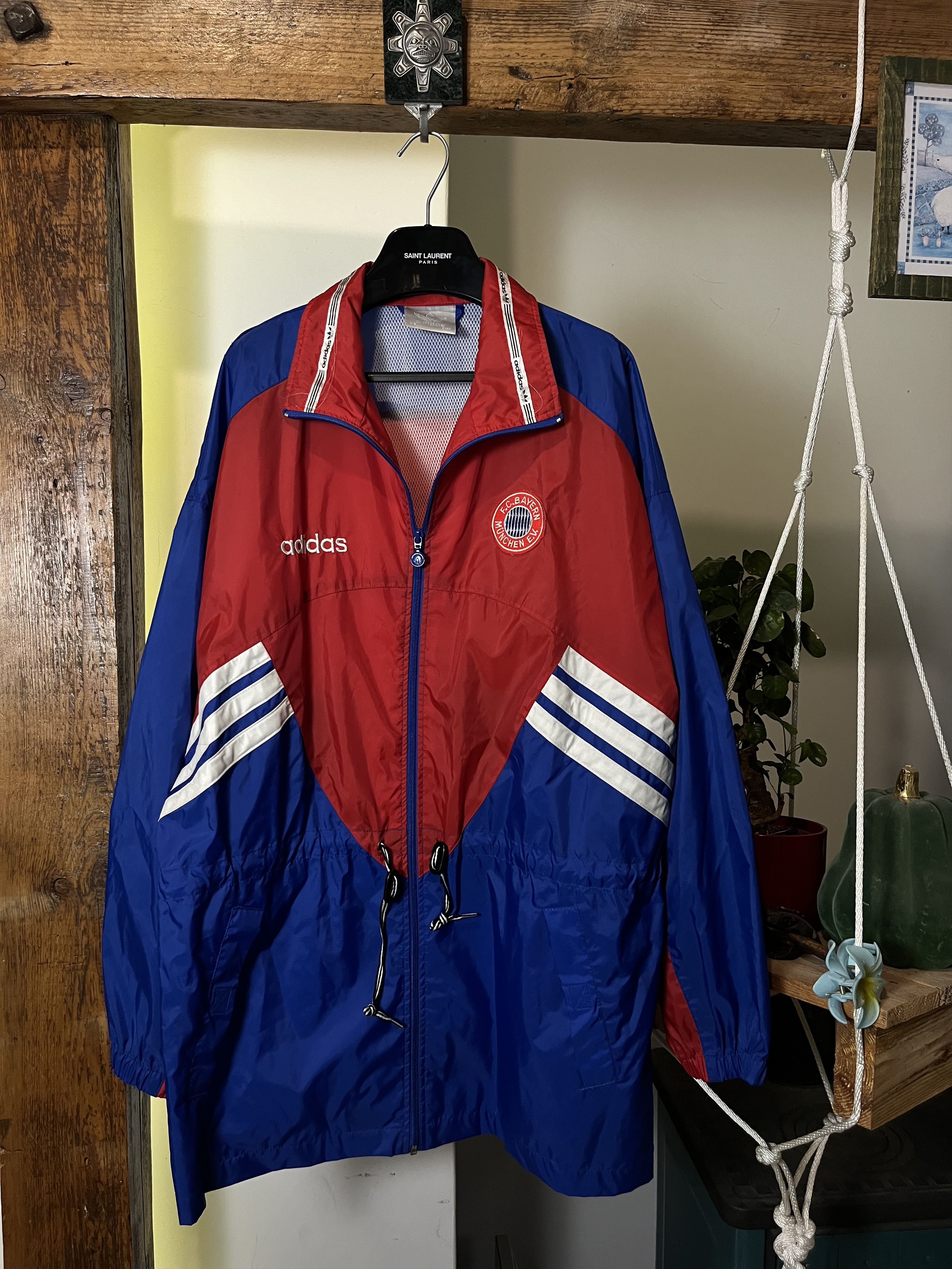 Adidas × Vintage Adidas 90s FC Bayern Munich Training Jacket Staff Size US L / EU 52-54 / 3 - 1 Thumbnail