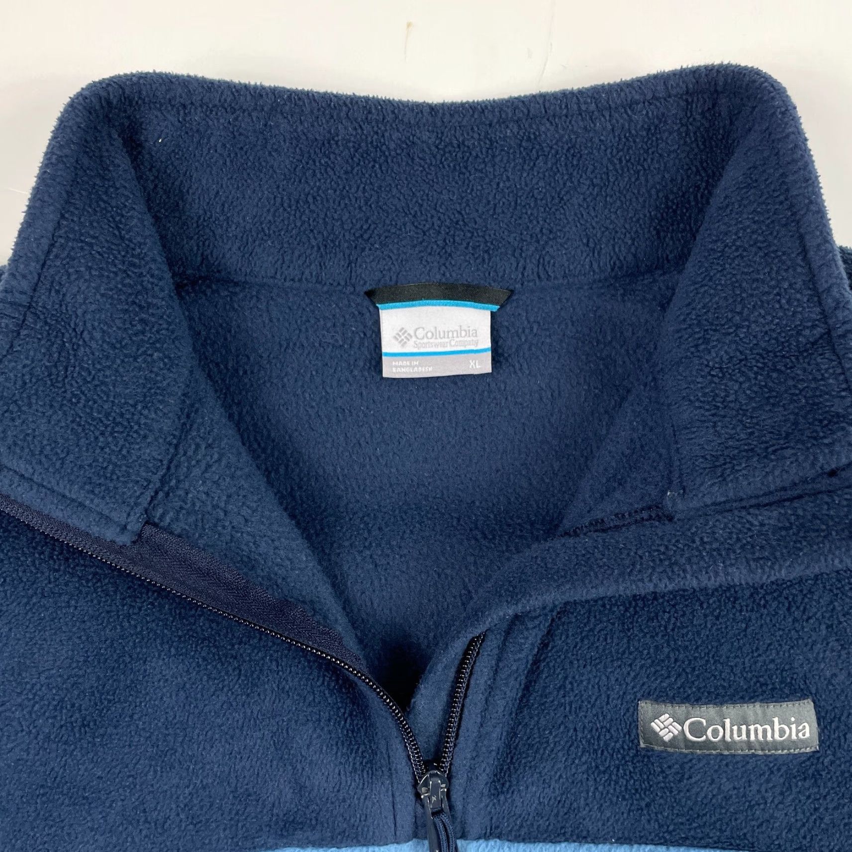Vintage Columbia Jacket Mens XL Blue Fleece 1/4 Zip Pullover Hiking Camping Ski Jacket? Size US XL / EU 56 / 4 - 7 Thumbnail