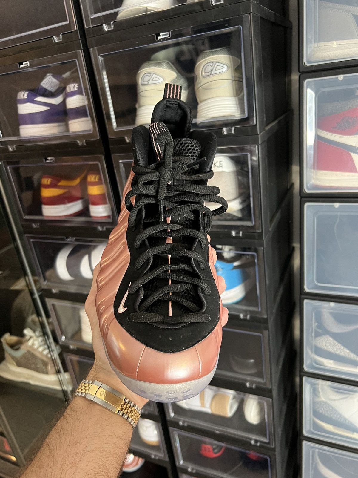 Nike Nike Foamposite Bubblegum - size 13 new Size US 13 / EU 46 - 4 Thumbnail