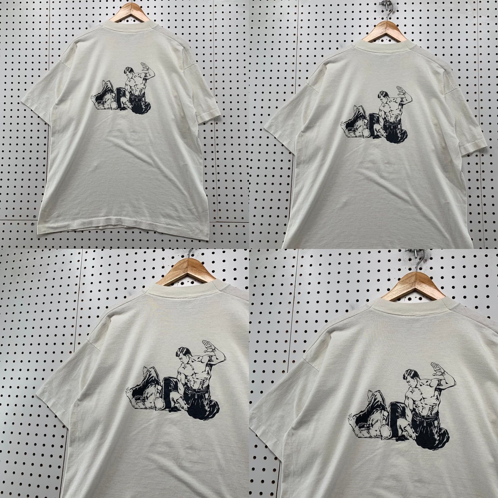 Vintage VINTAGE Martial Arts Association T Shirt Mens XL White Single Stitch 90s USA Size US M / EU 48-50 / 2 - 9 Thumbnail