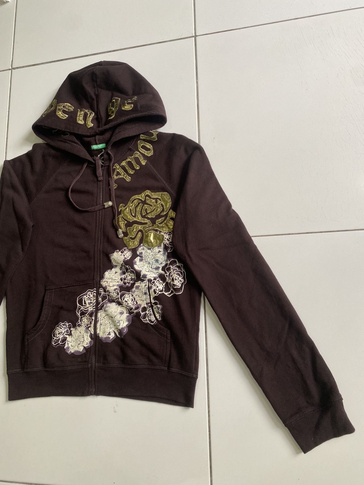 United Colors Of Benetton Revenge Amourous Souvenic Style zip up Hoodie Size US L / EU 52-54 / 3 - 2 Thumbnail
