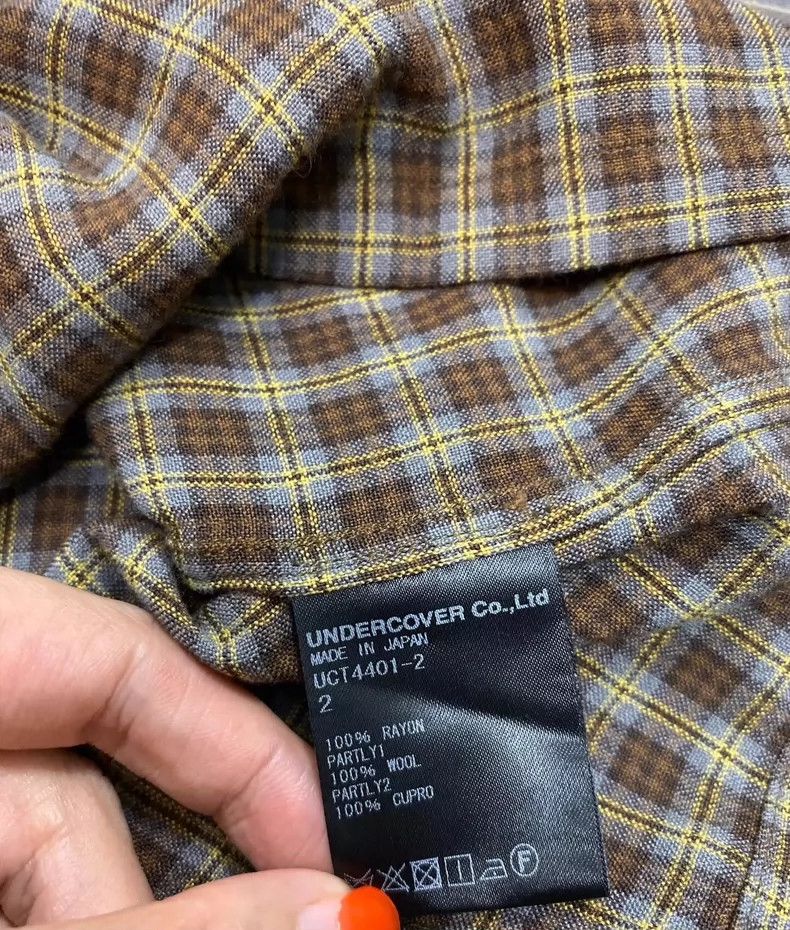 Undercover Undercover SizeOS plaid patched shirt Size US M / EU 48-50 / 2 - 6 Thumbnail