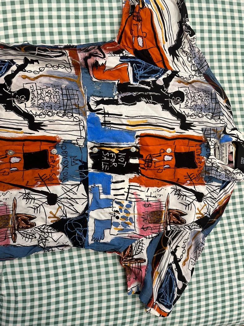 Wacko Maria x Basquiat Graffiti Short Sleeve Shirt- DMC