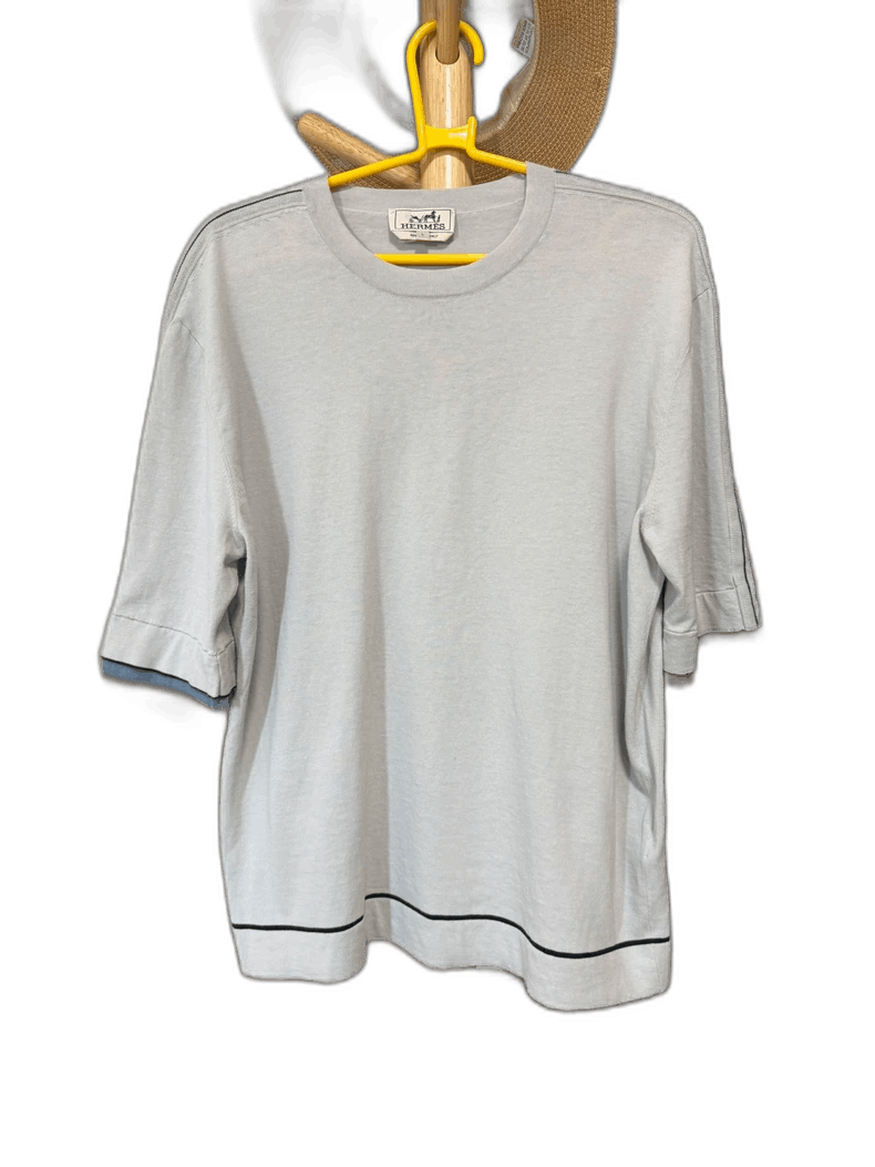 Hermes Hermes Knit Short Sleeve T-shirt Size L Size US L / EU 52-54 / 3 - 1 Thumbnail