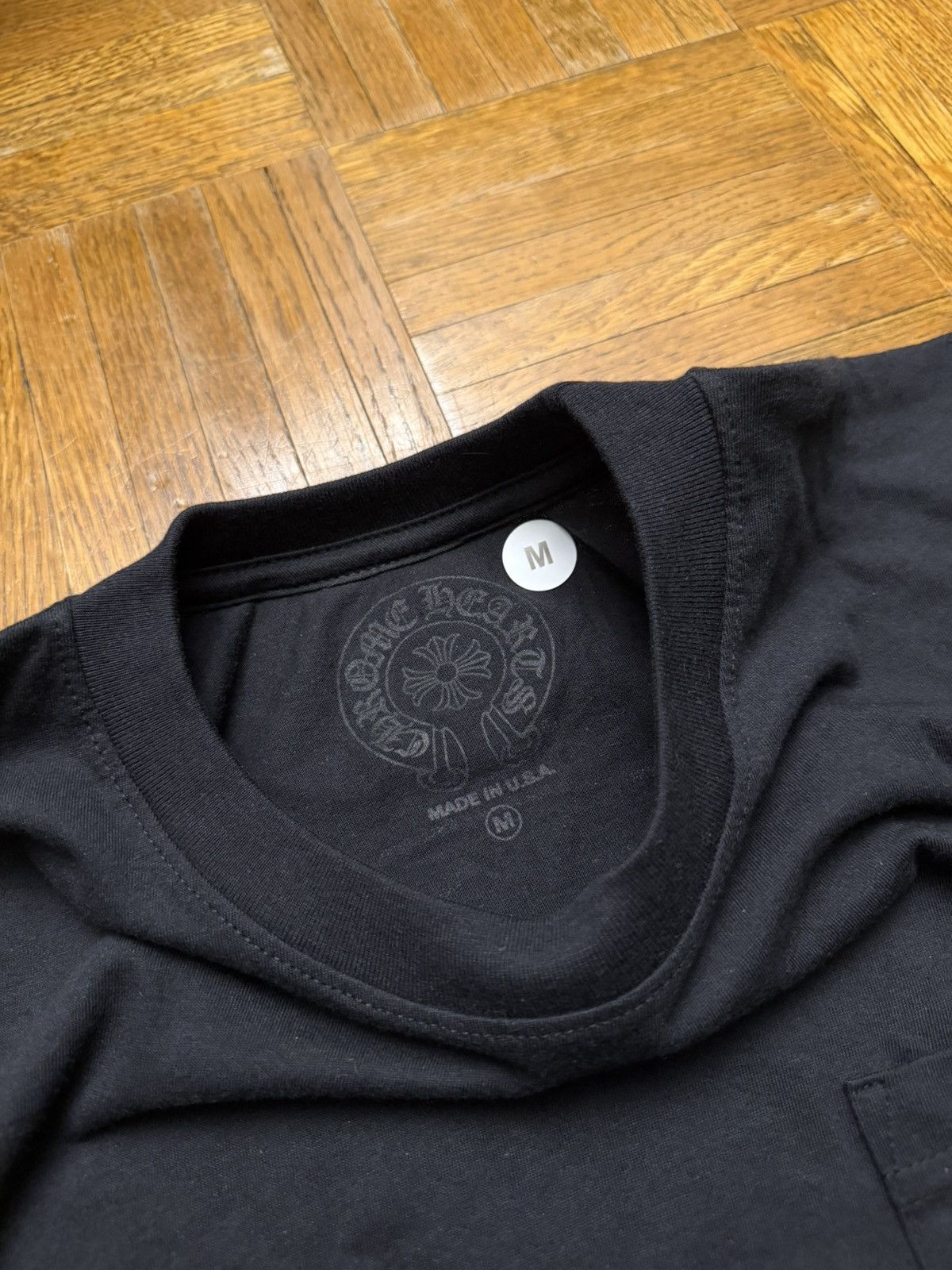 Chrome Hearts Chrome Hearts NEON LIME Pocket Tee Size US M / EU 48-50 / 2 - 4 Thumbnail