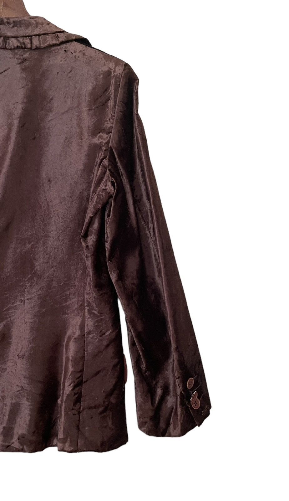 Designer × Moschino Vintage Brand Moschino Velvet Jacket 1990s Size US M / EU 48-50 / 2 - 4 Thumbnail
