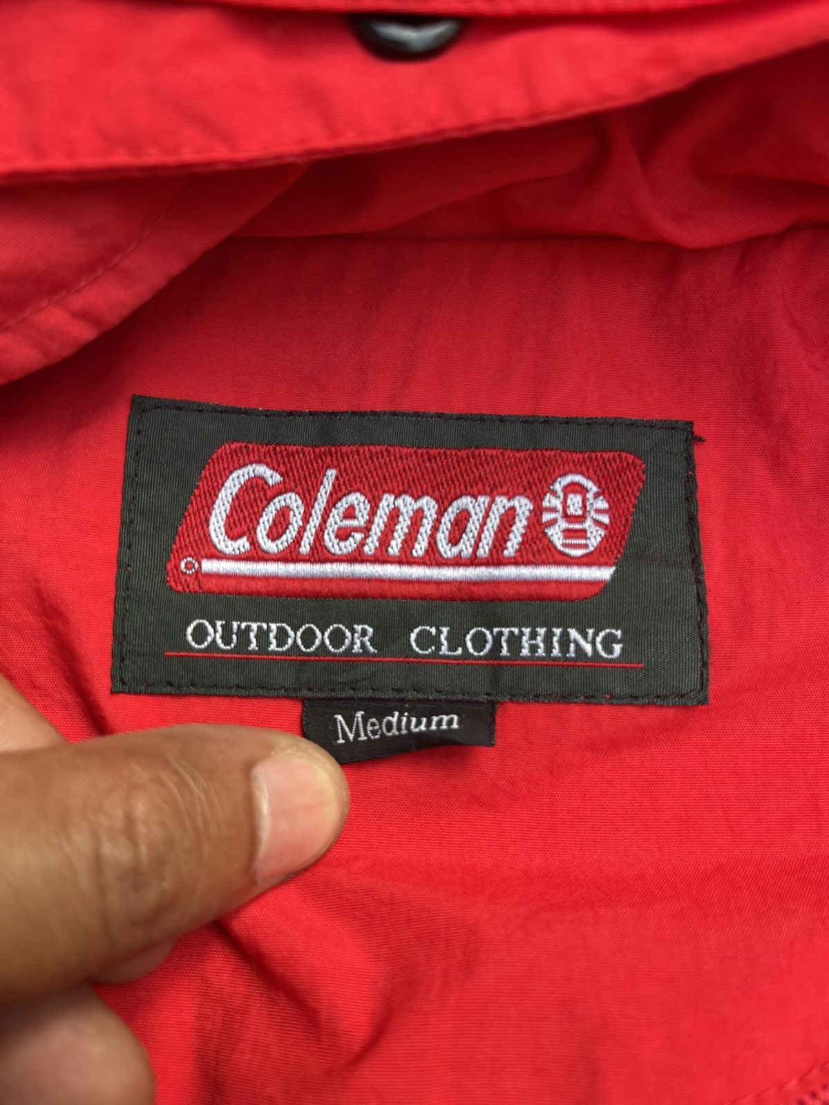 Coleman × Japanese Brand Coleman Outdoor Windbreaker - Bold Red Camping Essential Size US M / EU 48-50 / 2 - 3 Thumbnail