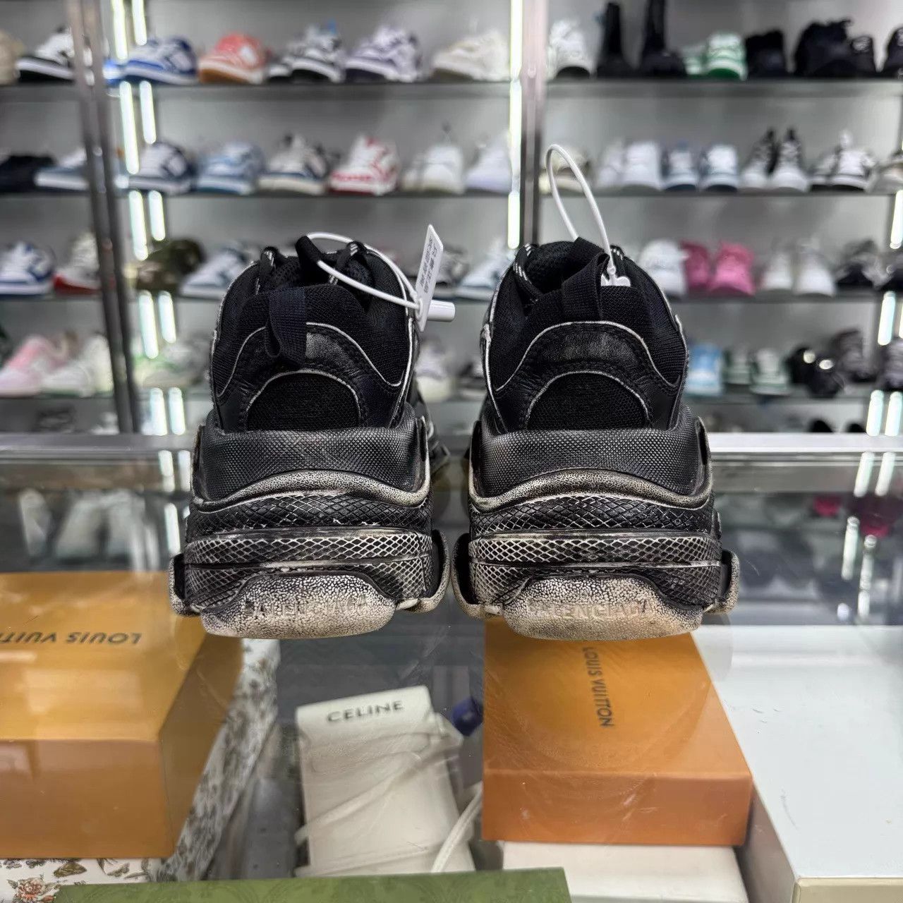 Balenciaga Balenciaga TRIPLES Distressed Black 35 Women's Size US 4.5 / IT 34.5 - 6 Thumbnail