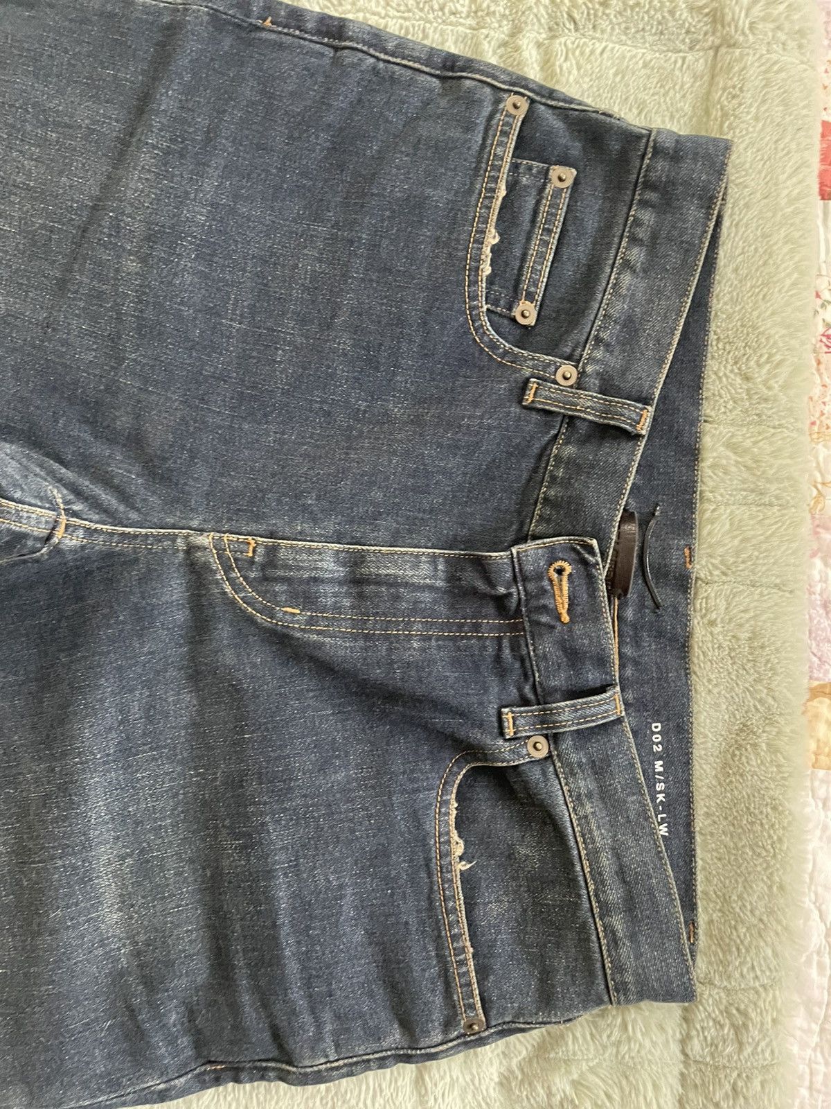 Yves Saint Laurent YSL D02 M/SK- LW denim jeans (about $850 retail) Size US 31 - 3 Thumbnail
