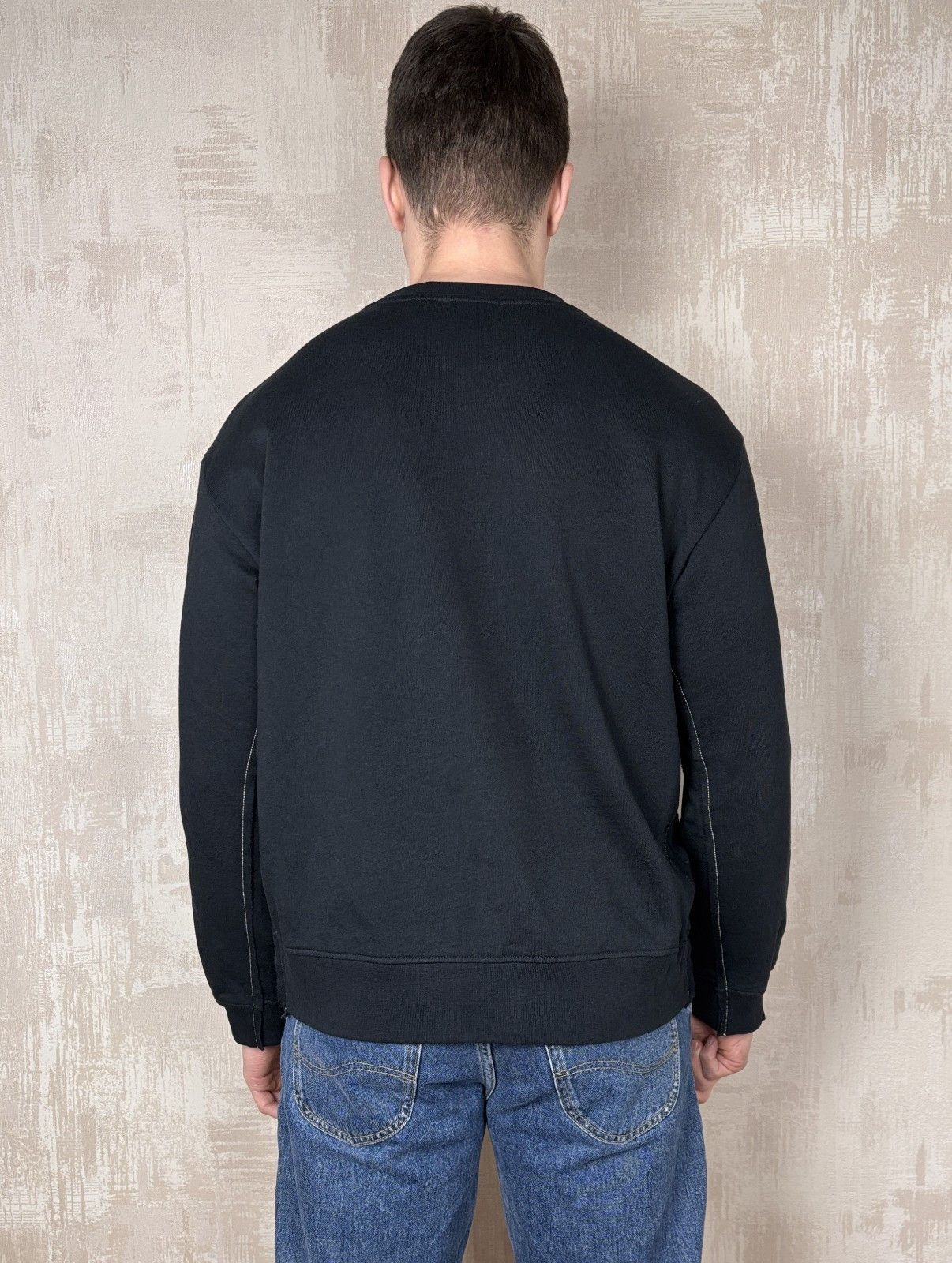 Other Nine Way Homme Crew Neck Sweatshirt Raw Edge Size US L / EU 52-54 / 3 - 12 Thumbnail