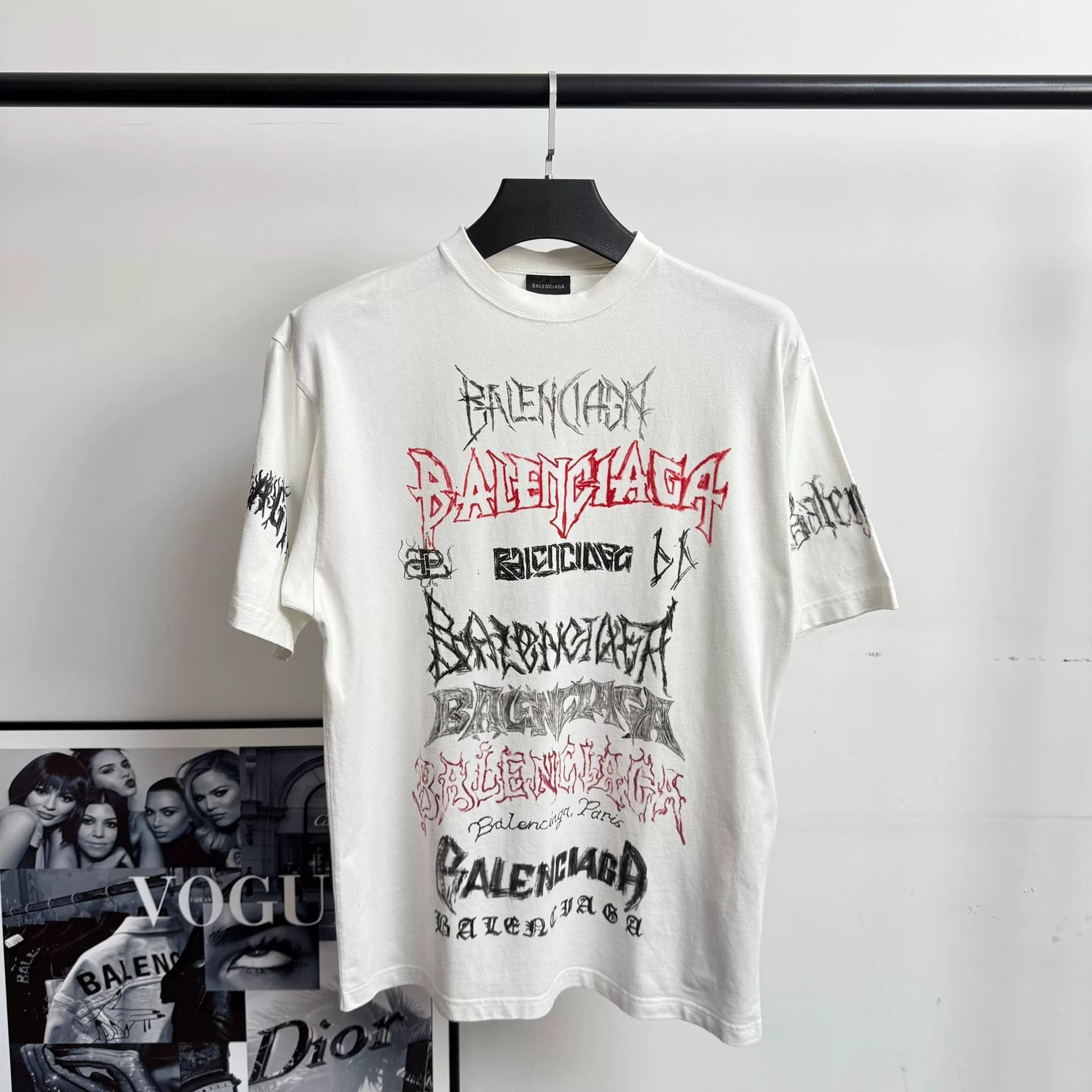 Balenciaga Balenciaga Year of Dragon White Tee Size US XS / EU 42 / 0 - 1 Thumbnail