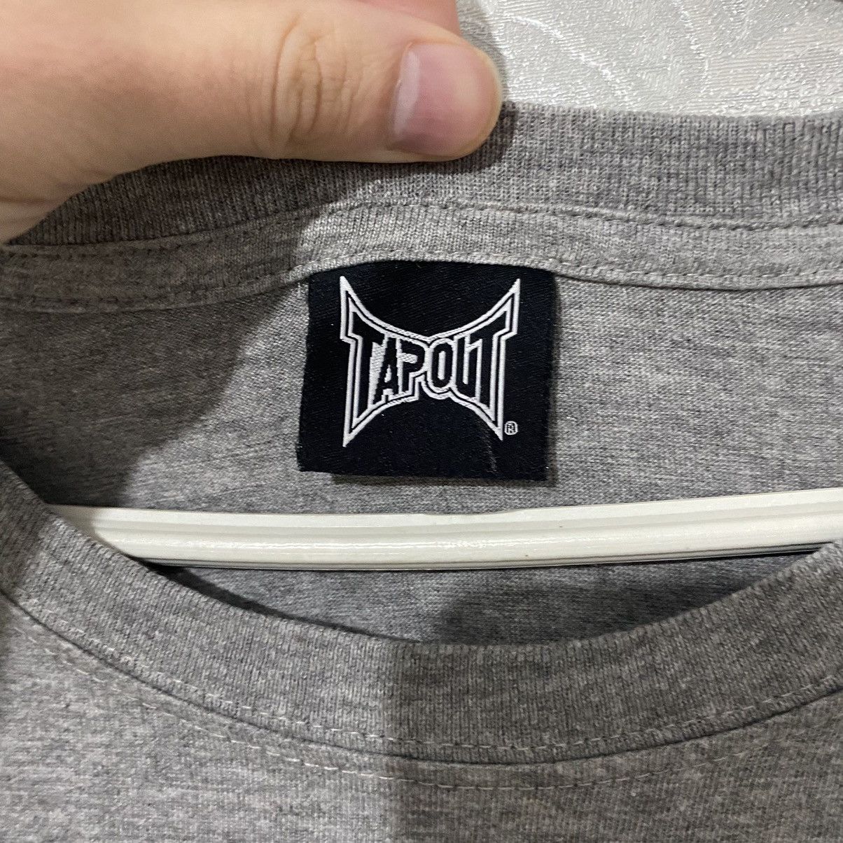 Vintage RARE Crazy Vintage Tapout T-Shirt Overprint Big Logo Y2K Size US XL / EU 56 / 4 - 2 Thumbnail