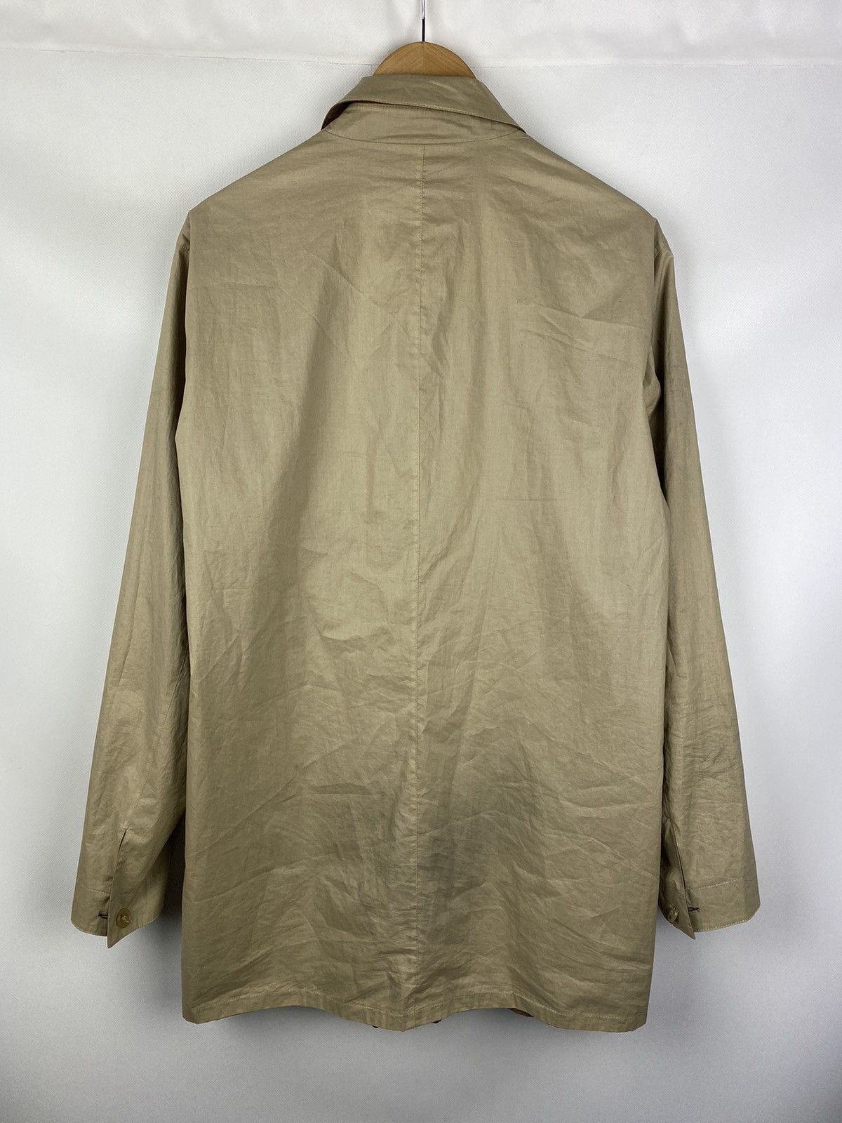 Ermenegildo Zegna Ermenegildo Zegna reversible trench coat leather details Size US L / EU 52-54 / 3 - 11 Thumbnail