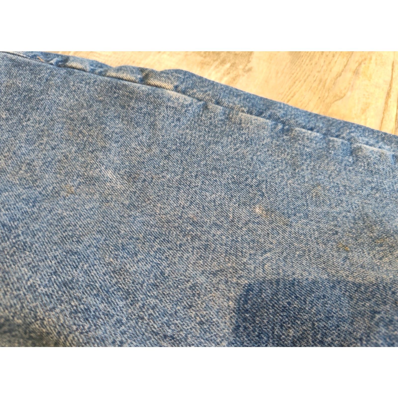 Carhartt VINTAGE Carhartt Denim Fleece Lined Work Pants 38X29 Men's Blue Jean Faded Size US 38 / EU 54 - 5 Thumbnail