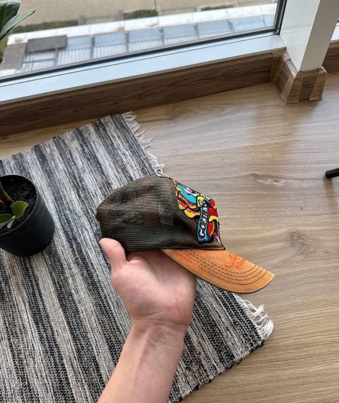 Christian Audigier × Ed Hardy Ed Hardy By Christian Audigier Skull logo Y2K Cap Size ONE SIZE - 4 Thumbnail
