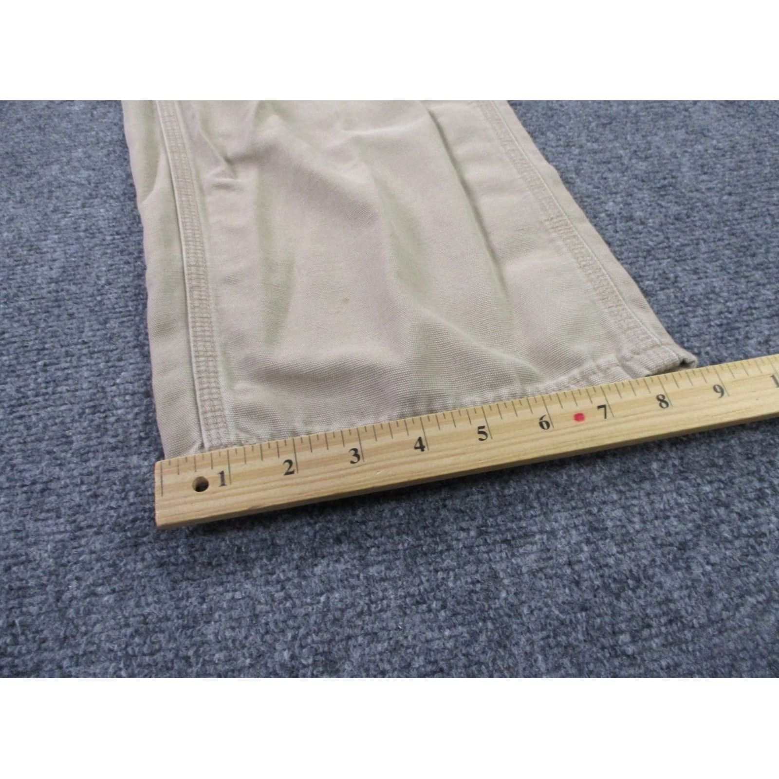Carhartt Carhartt Pants Men 34 Beige Carpenter Loose Canvas Workwear Straight Logo FR Pants Size US 34 / EU 50 - 5 Thumbnail
