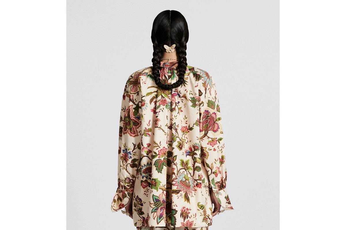 Dior o1bcso1str0225 Blouse in Multicolor Size M / US 6-8 / IT 42-44 - 6 Thumbnail