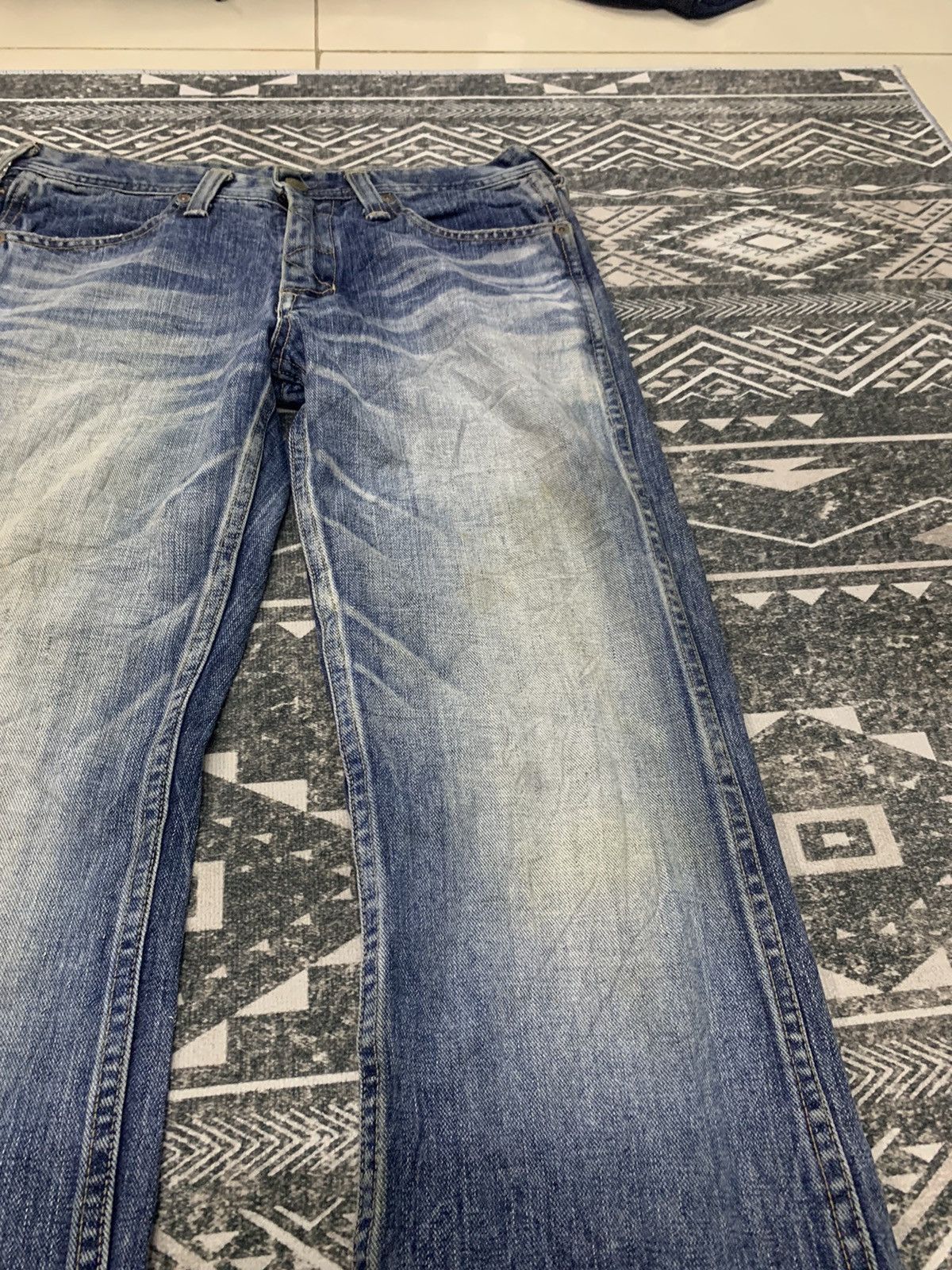 Japanese Brand ❌FLARE❌90s LEE FLARE PANT BUTTON BOTTOM RARE Size US 30 / EU 46 - 7 Thumbnail