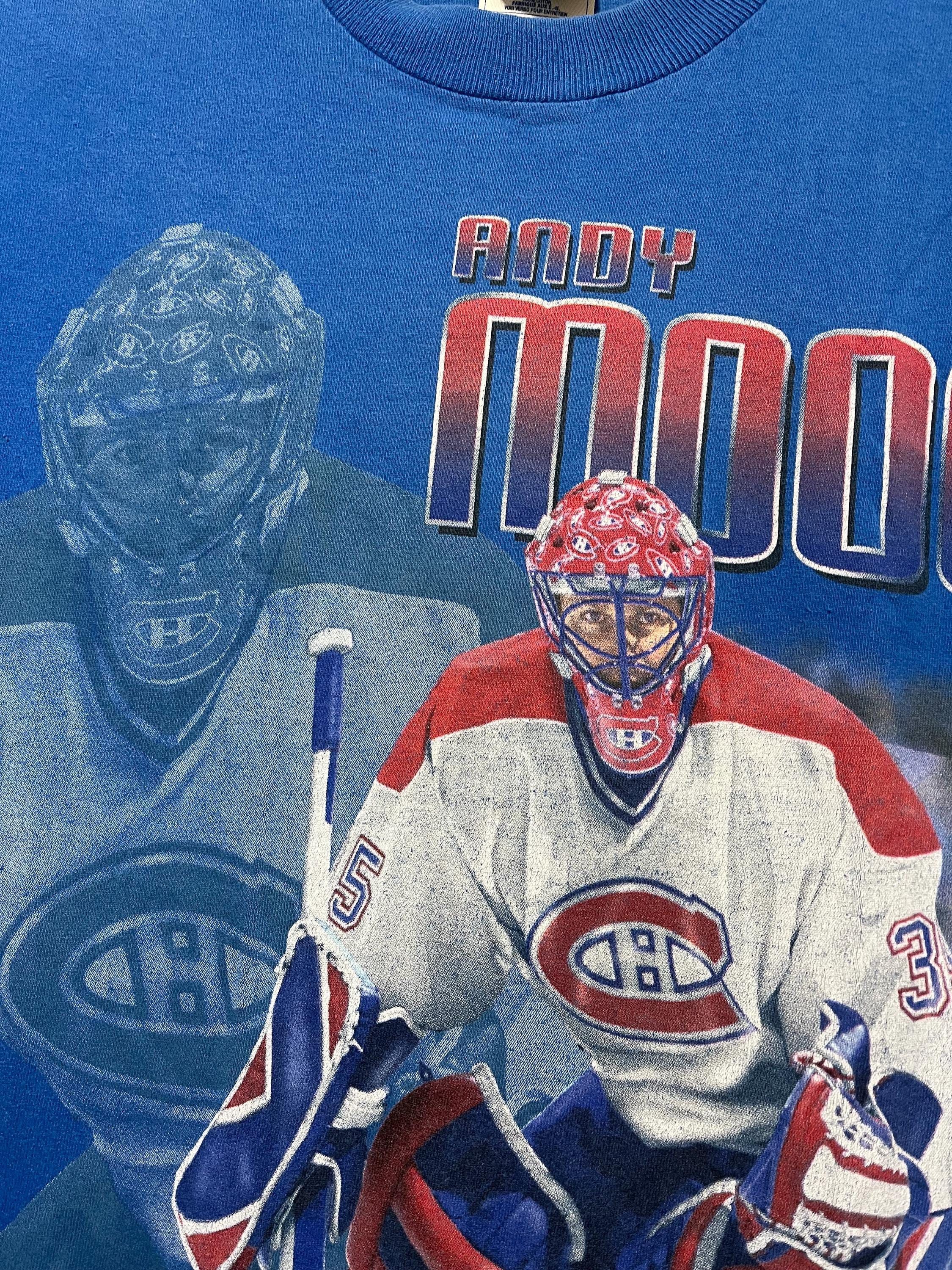 Pro Player Vintage Andy Moog Montreal Canadiens NHL T-shirt Size US M / EU 48-50 / 2 - 3 Thumbnail