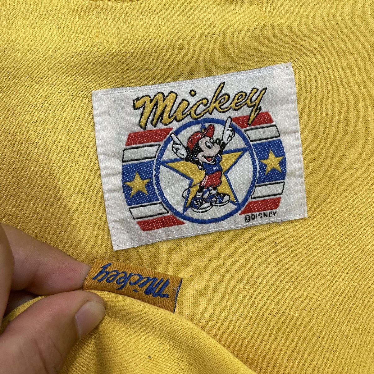 Disney × Mickey Mouse × Warner Bros Vintage 90s Mickey Mouse Big Logo Crewneck Sweatshirt Size US M / EU 48-50 / 2 - 9 Thumbnail
