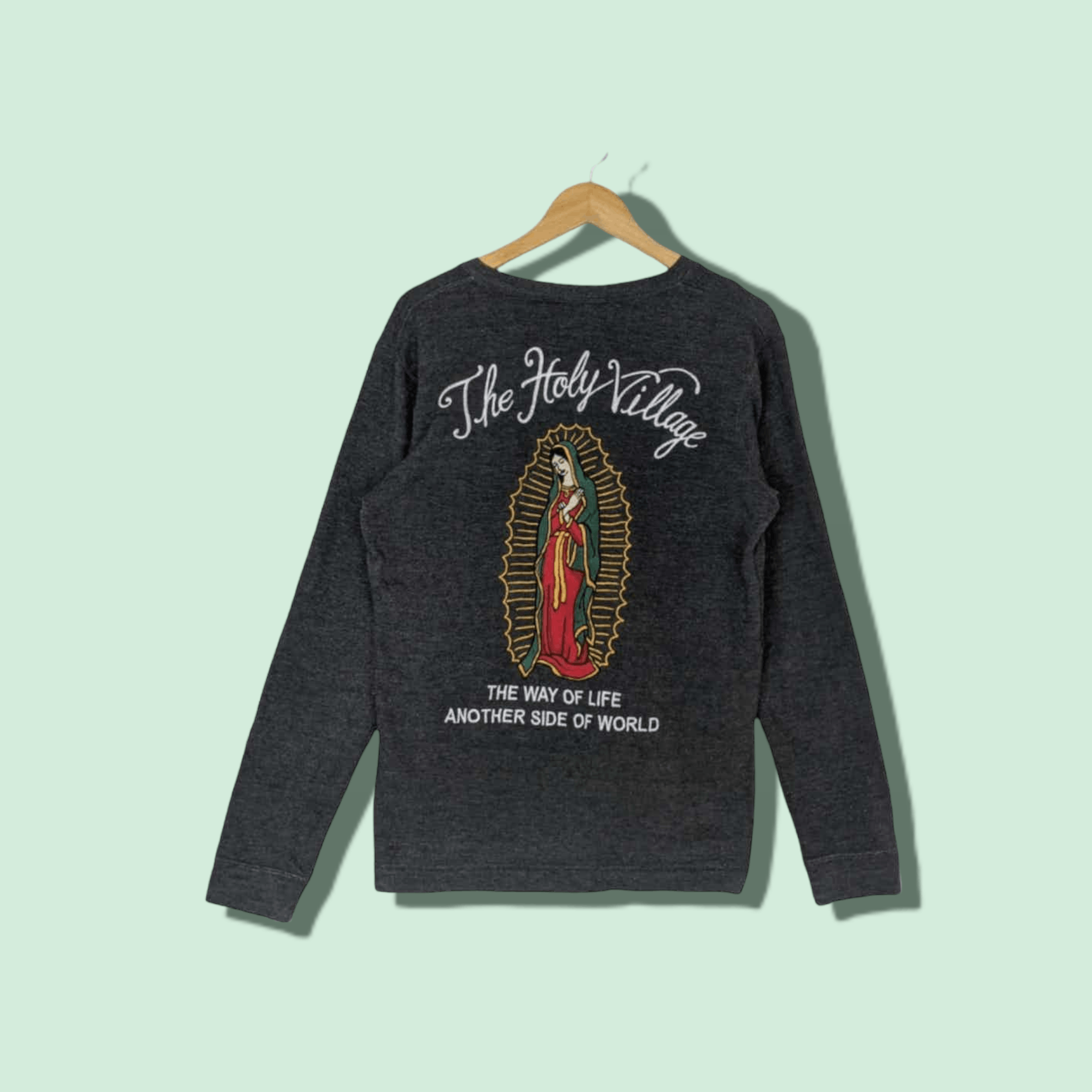 Japanese Brand STOOGE & CO The Holy Village Holy Mary Jumper Sweatshirt Size US M / EU 48-50 / 2 - 1 Thumbnail