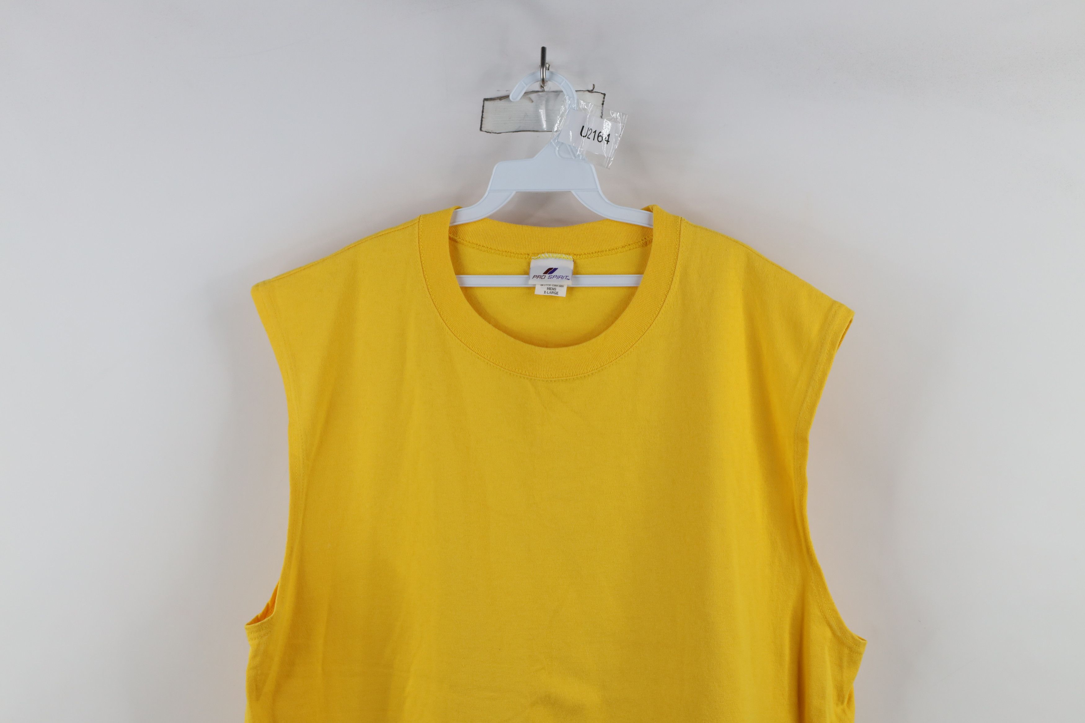 Vintage Vintage 90s Streetwear Sleeveless Muscle T-Shirt Cotton USA Size US XL / EU 56 / 4 - 2 Thumbnail