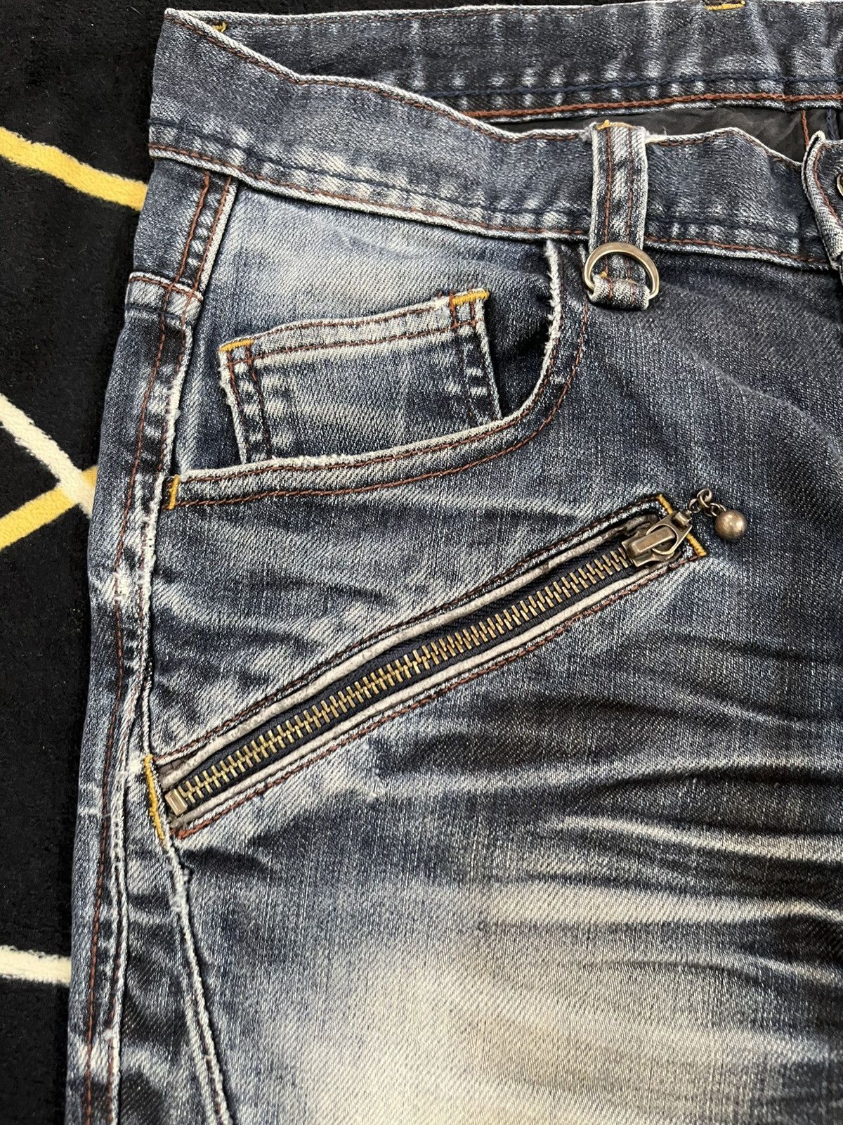 Nicole Club × Seditionaries Vintage Nicole Club Hideaways Bondage Punk Distressed Denim Size US 31 - 9 Thumbnail