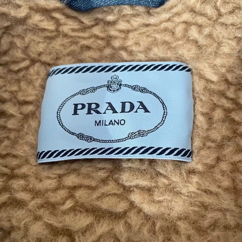 Prada Prada Blue Denim Logo Jacket -2505 Size US M / EU 48-50 / 2 - 3 Thumbnail