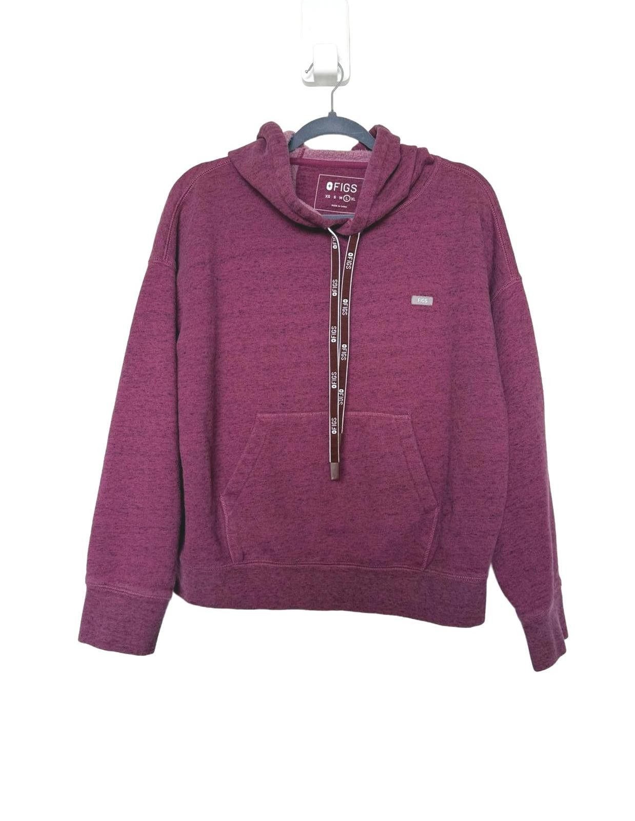 Designer Figs Medical Purple Hoodie with Front Pocket Size L / US 10 / IT 46 - 2 Thumbnail