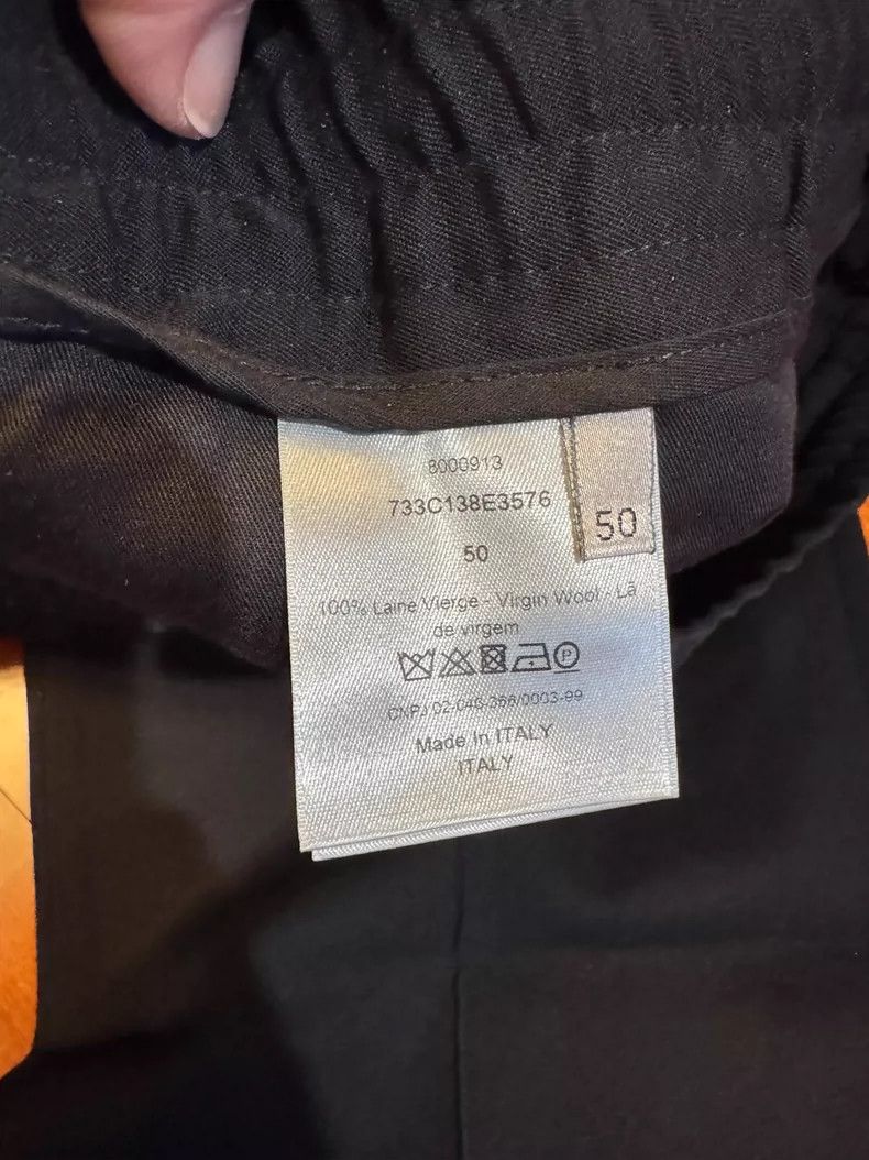 Dior Dior Pleated drawstring elastic waist casual pants 2505-Nex Size US 34 / EU 50 - 6 Thumbnail