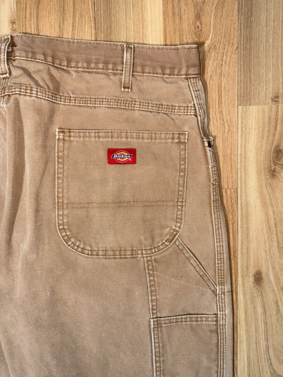 Dickies VTG Dickies Duck Canvas Carpenter Sun Faded Distressed pants Size US 36 / EU 52 - 8 Thumbnail