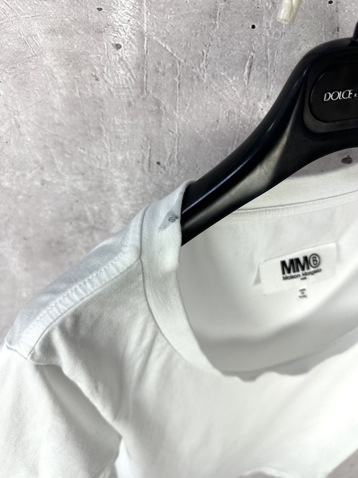 Maison Margiela MM6 Maison Margiela White Short Sleeve T-shirt Size M / US 6-8 / IT 42-44 - 6 Thumbnail