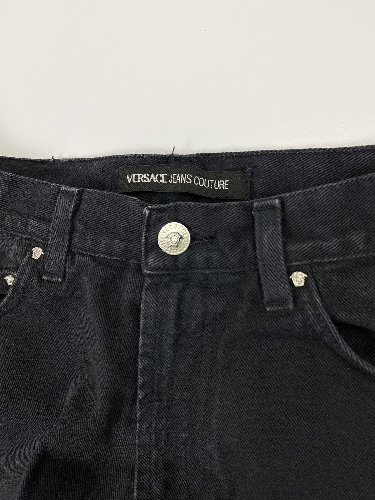 Versace Jeans Couture versace black jeans pant Size US 28 / EU 44 - 4 Thumbnail