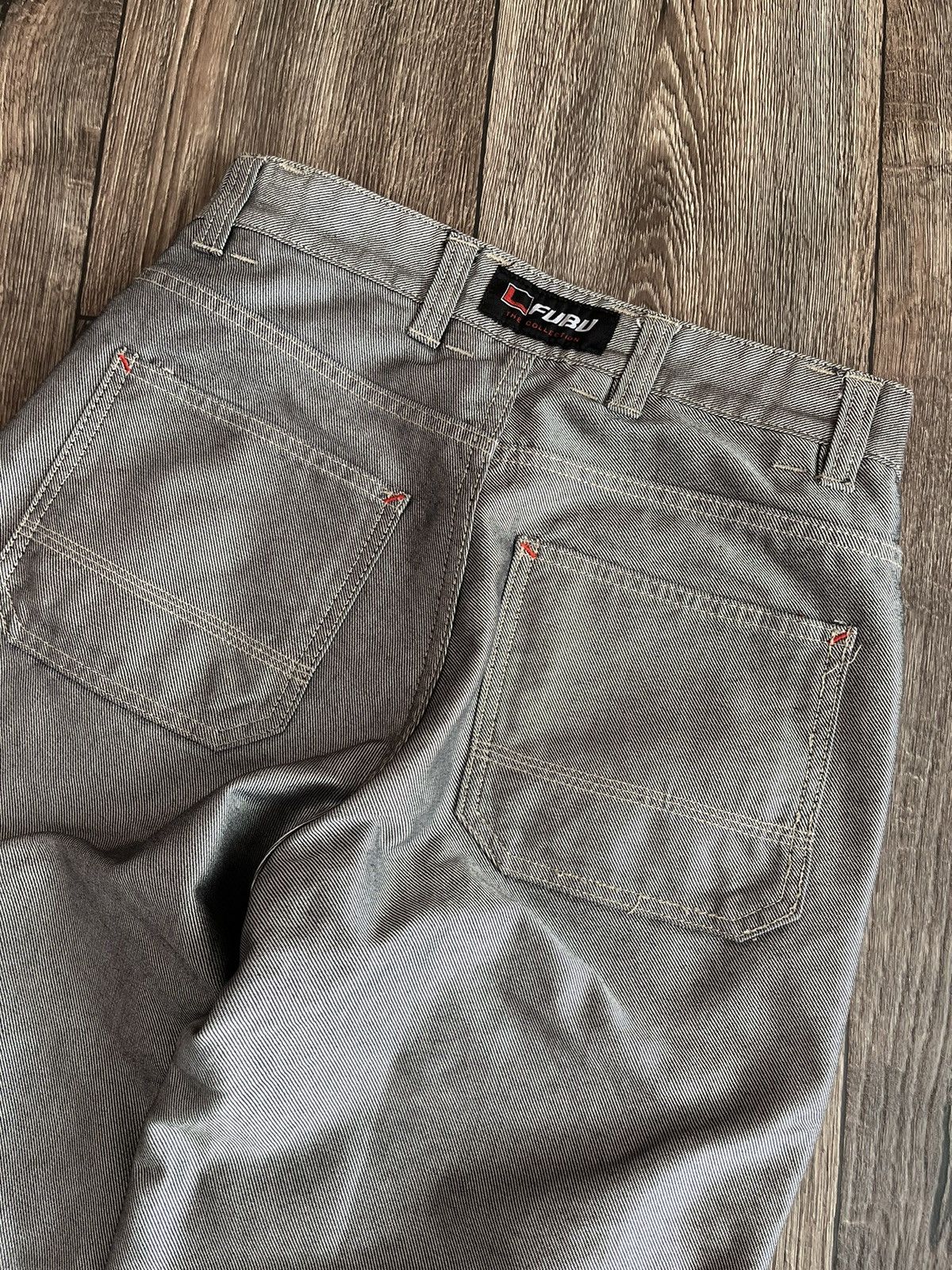 Fubu Vintage Fubu Logo Carpenter Baggy Reversible Denim Jeans Size US 30 / EU 46 - 17 Thumbnail