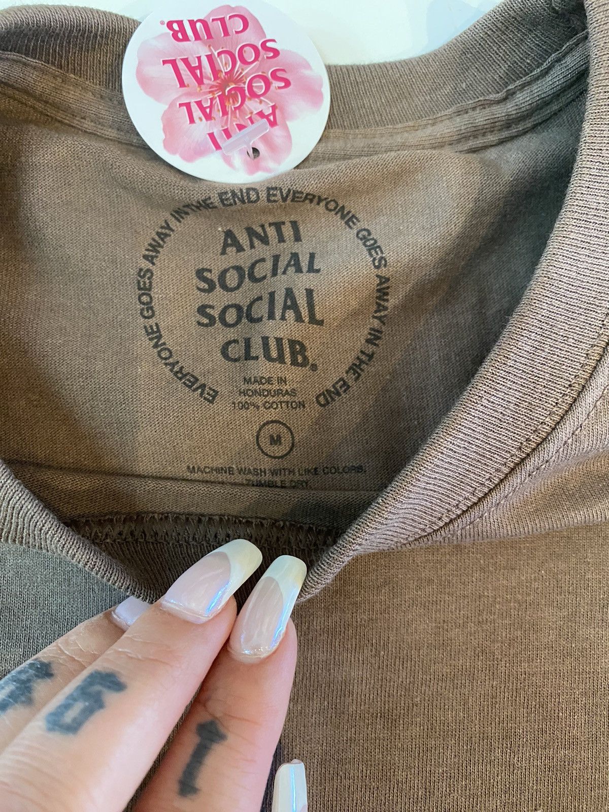 image of Anti Social Social Club Assc Wings in Brown, Men's (Size Medium)