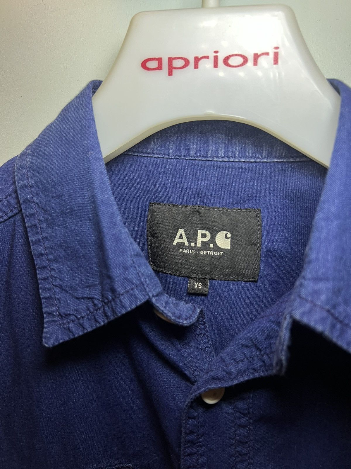 Carhartt offers🤝/Carhartt x APC Paris Shirt 🔥 Size US S / EU 44-46 / 1 - 4 Thumbnail