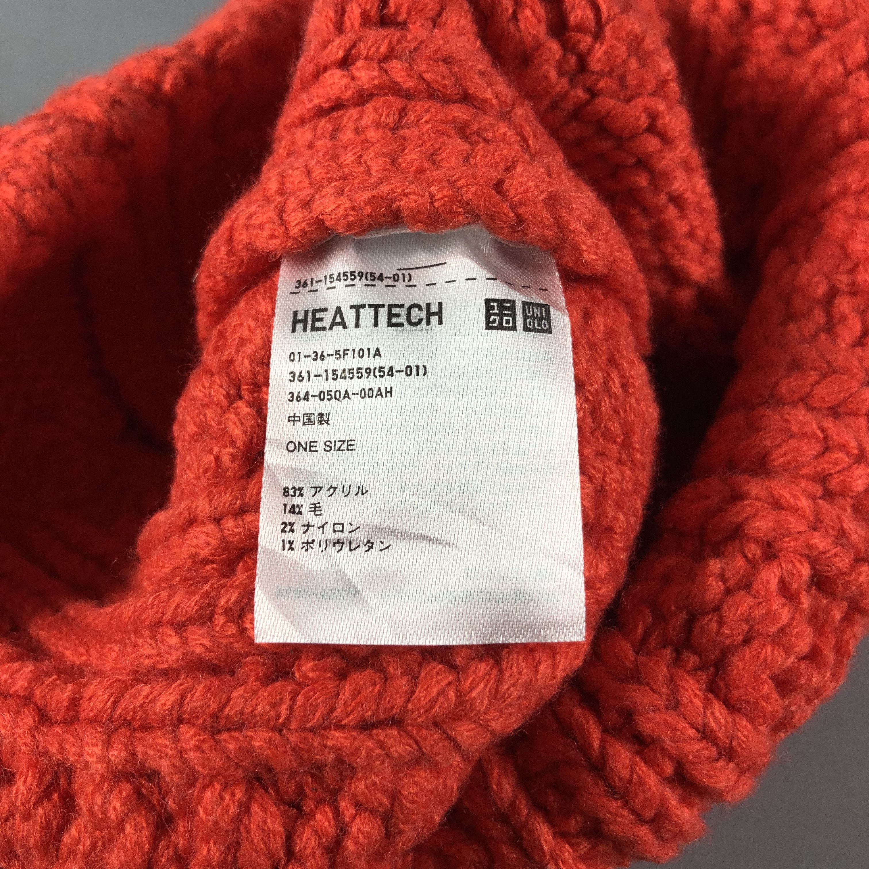 Japanese Brand Uniqlo Cable Knit Beanie Snowcap Snow Hat B546 Size ONE SIZE - 4 Thumbnail
