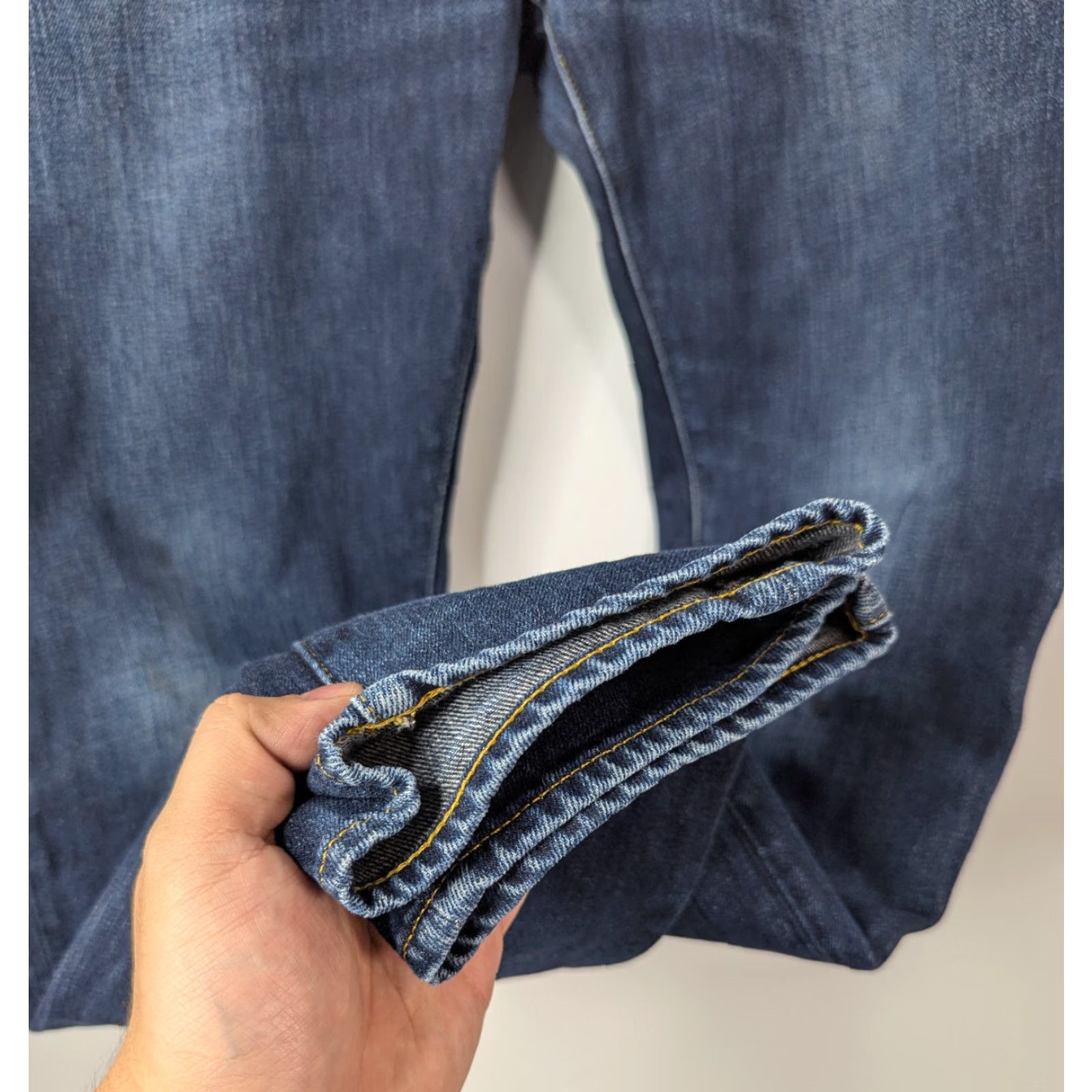G-Star G-Star 3301 Jeans Main Selling Point City Mens 32 Dark Wash Denim Button Fly Vintage: No Stained Knees Size US 32 / EU 48 - 4 Thumbnail