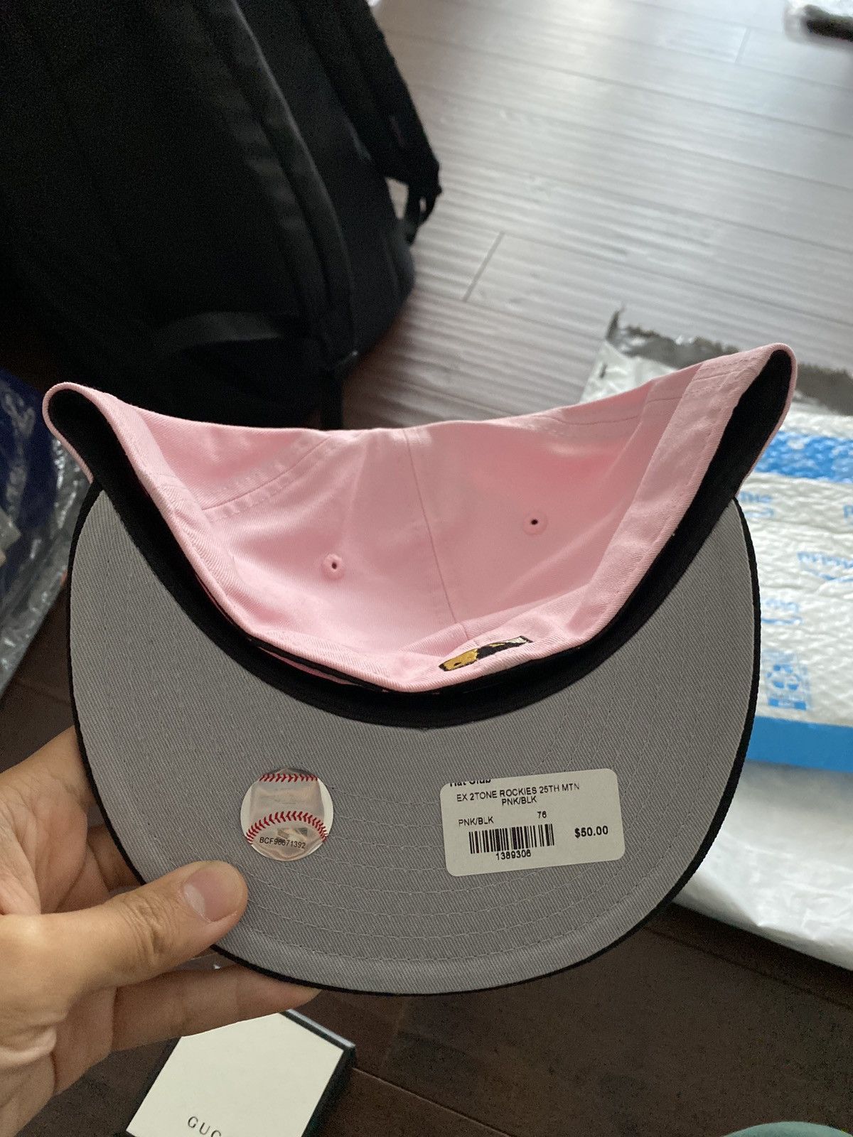 Hat Club × New Era Hat Club Rockies New Era Pink/Black 7 3/4 Fitted - BRAND NEW Size ONE SIZE - 3 Thumbnail