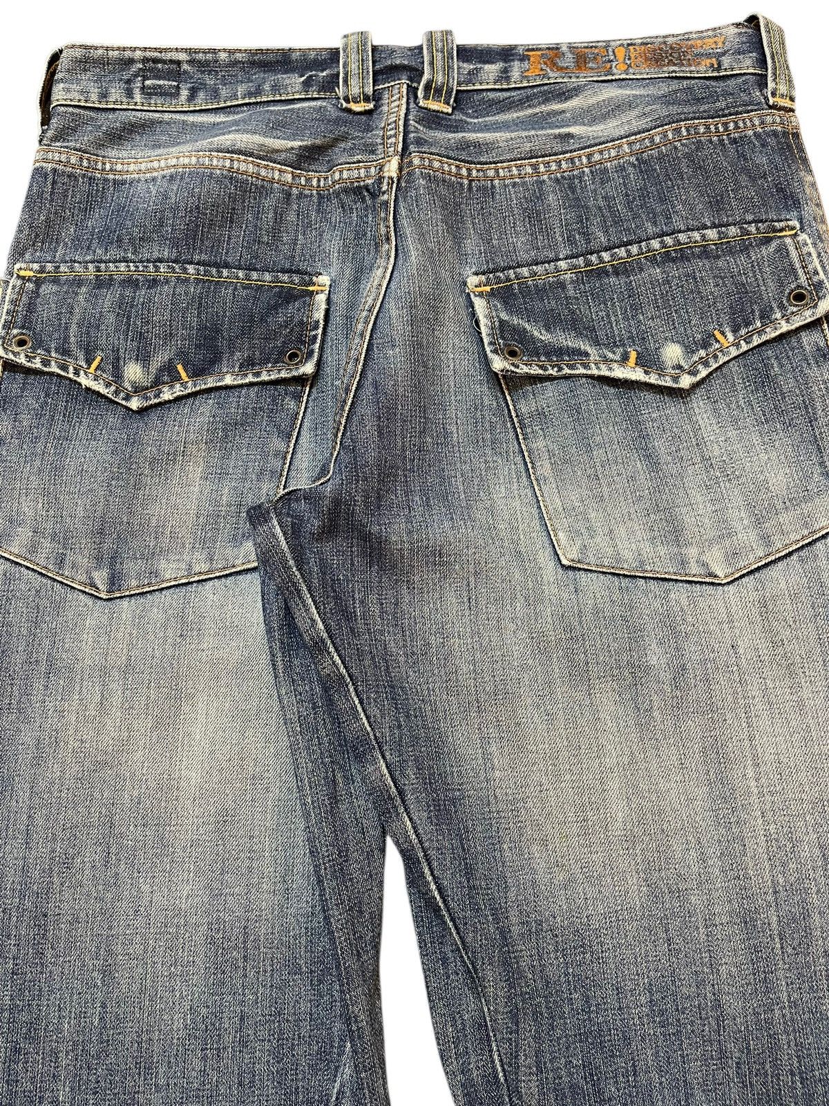 Hysteric Glamour Vintage Japanese Bartack Studded Zipper Avant Garde Jeans Size US 32 / EU 48 - 6 Thumbnail