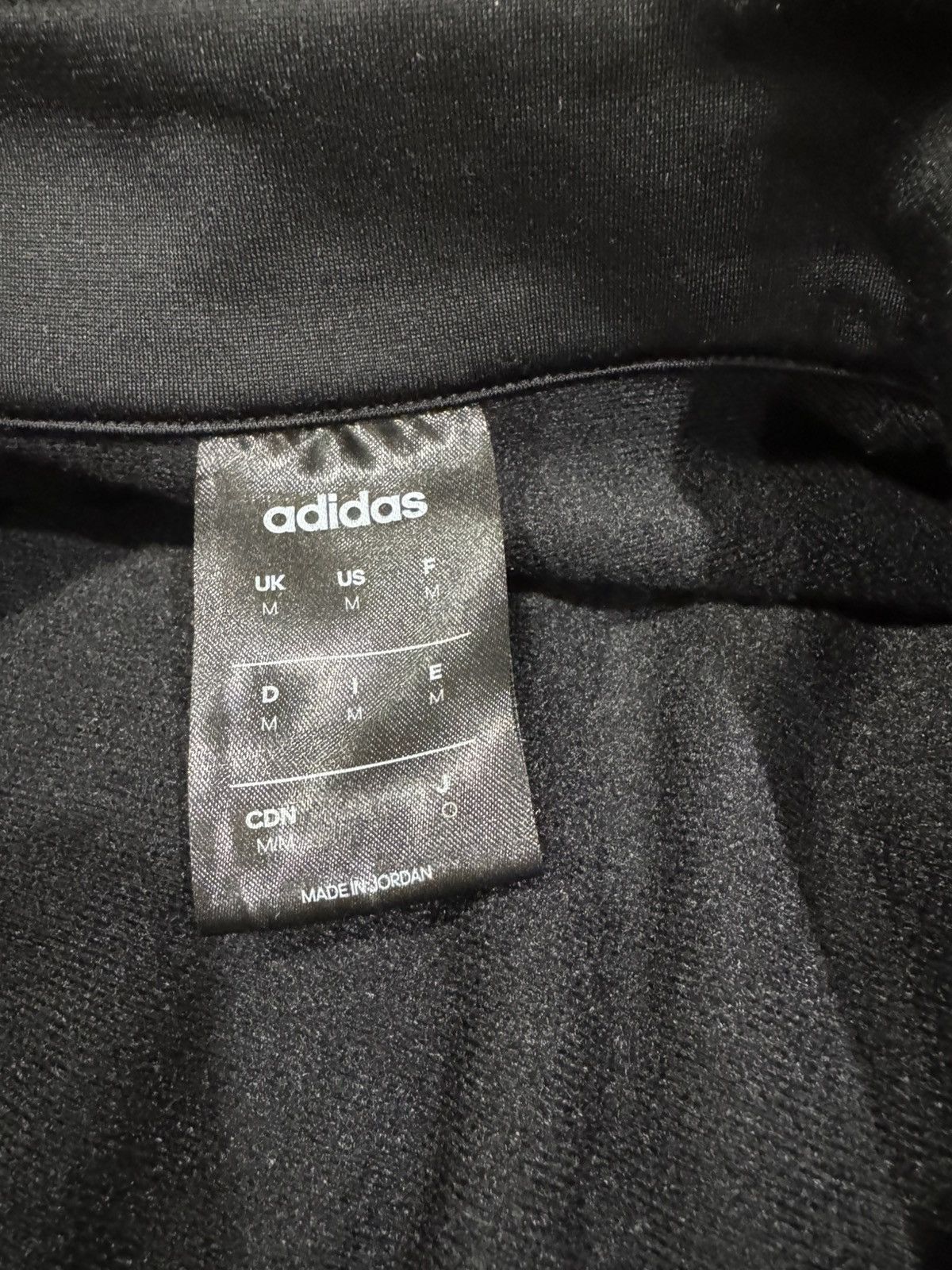 Adidas Adidas men’s track jacket sz M black/white stripes Size US M / EU 48-50 / 2 - 4 Thumbnail