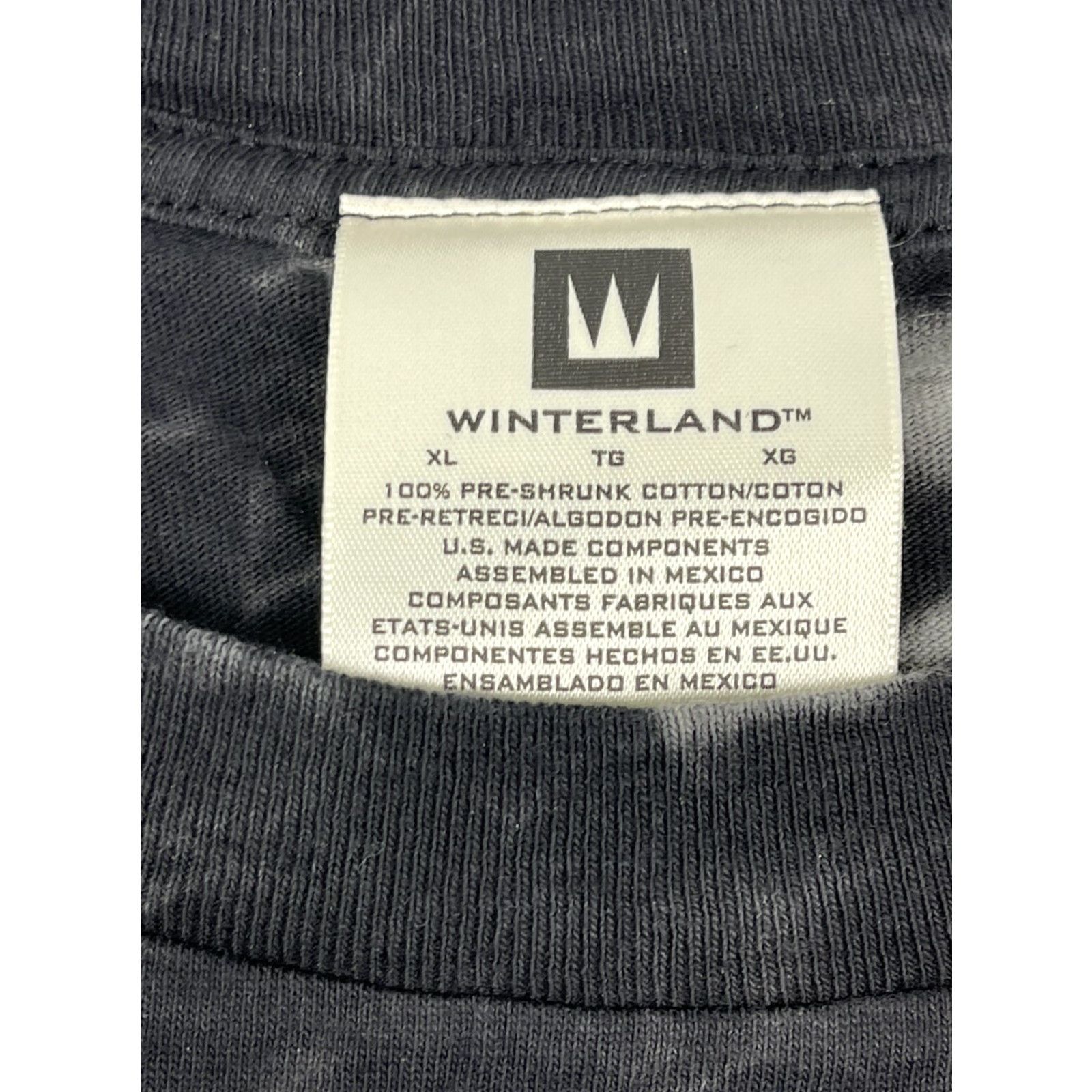Vintage VINTAGE Winterland Led Zeppelin Shirt T-Shirt XL Black 90s Rock Concert Graphic Print Mens Mens XL Size US XL / EU 56 / 4 - 4 Thumbnail