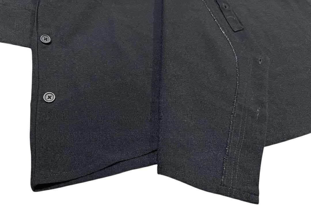 Japanese Brand 🔥Vintage M’s Collection Kimono Shirt Diagonal Hidden Buttons Size US L / EU 52-54 / 3 - 6 Thumbnail