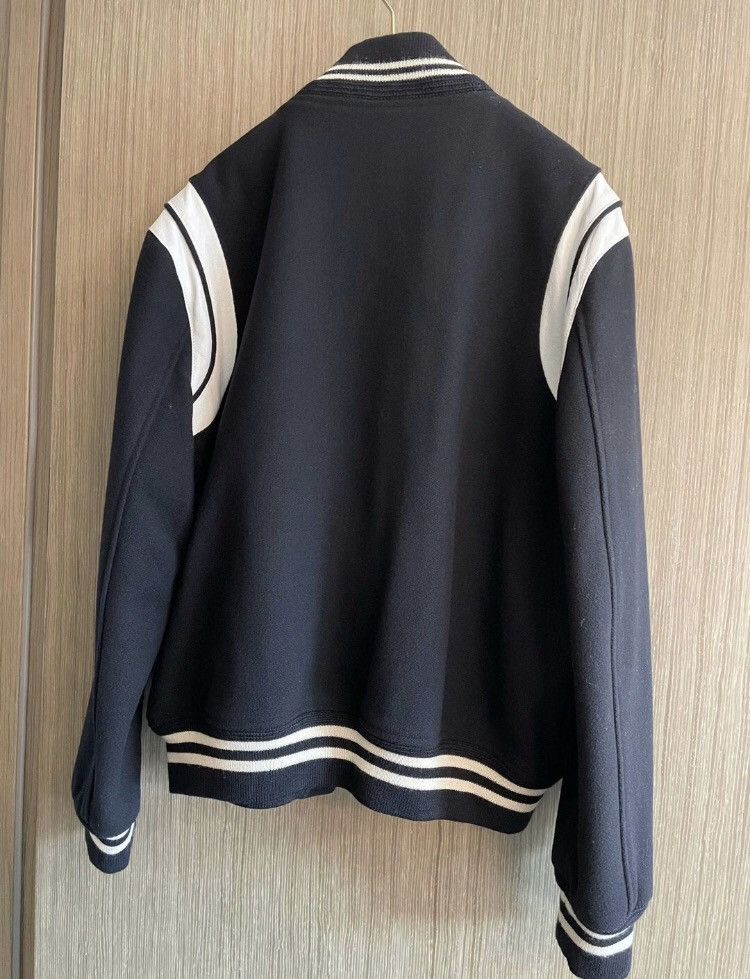 Saint Laurent Paris × Yves Saint Laurent Saint Laurent new black and white baseball jacket Size US L / EU 52-54 / 3 - 2 Thumbnail